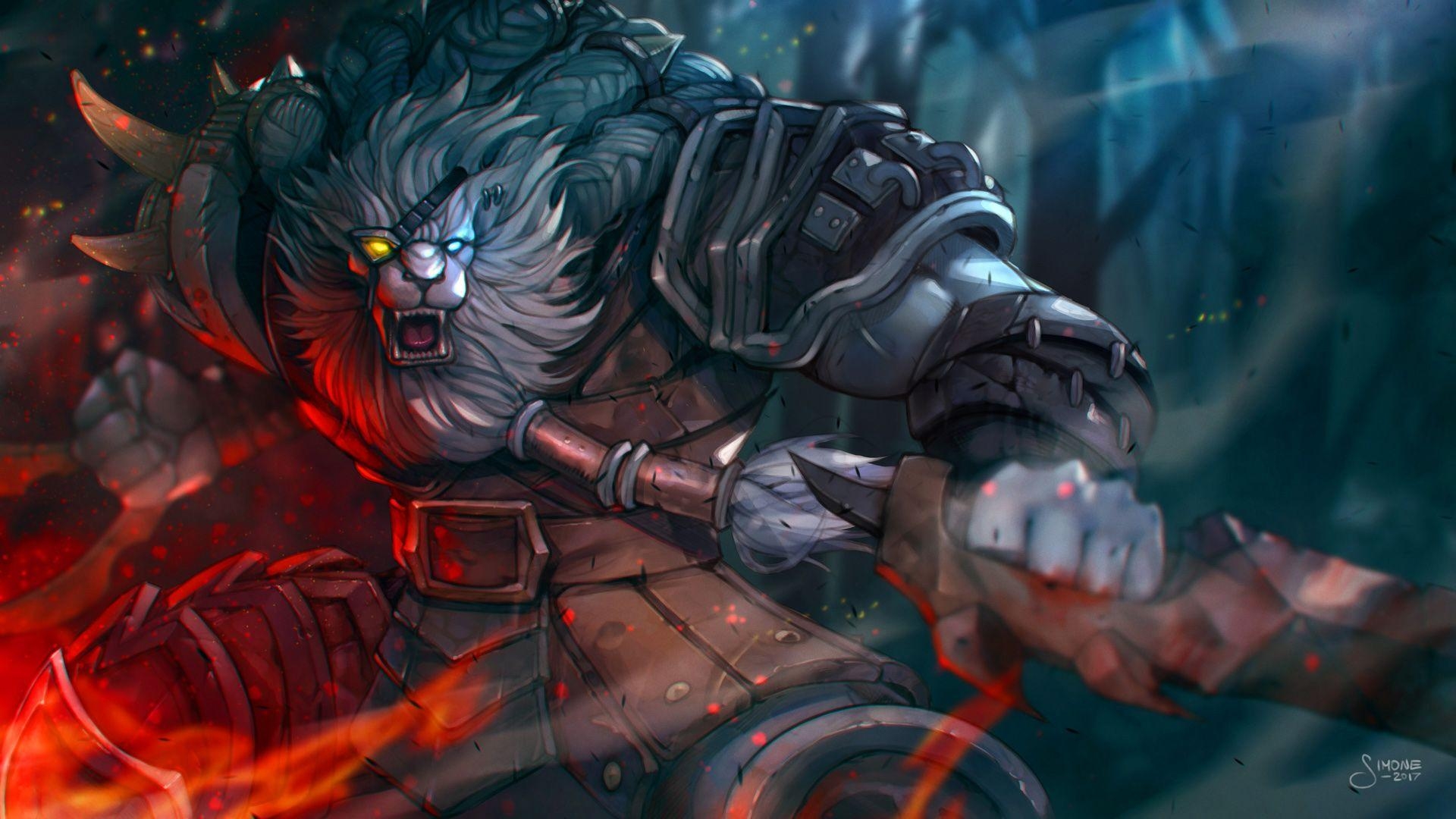 1920x1080 Rengar Wallpaper. HD Wallpaper & Artworks for League of Legends, Desktop