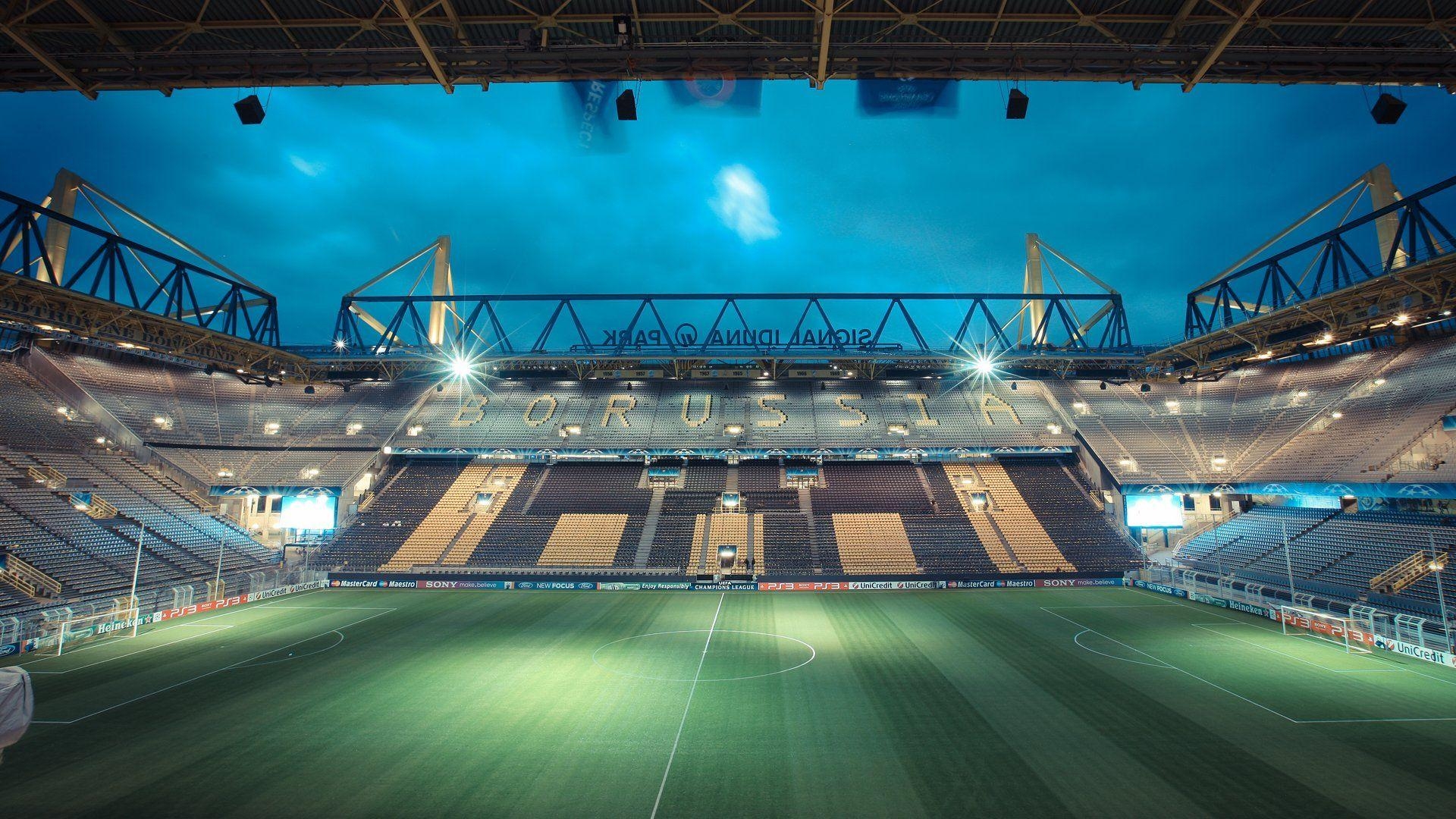 1920x1080 Signal Iduna Park Bei Nacht, Desktop