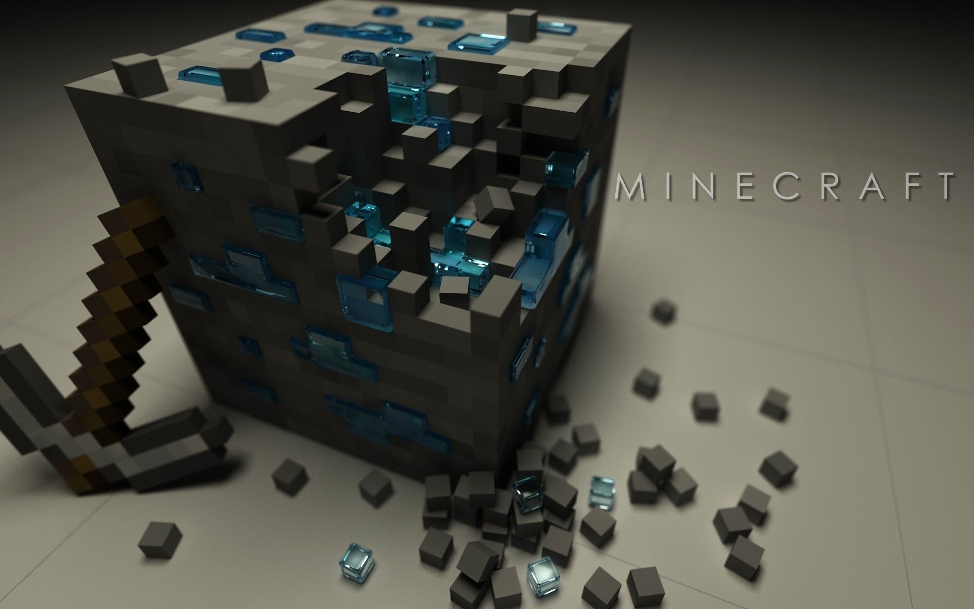 1920x1200 Minecraft diamond wallpaper, Desktop