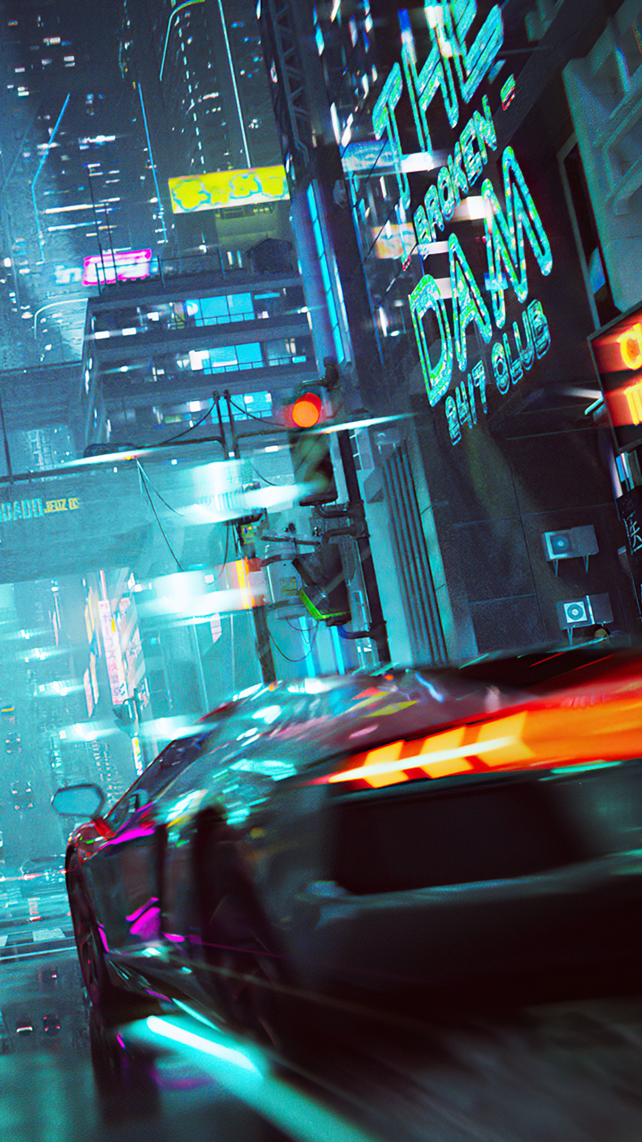 2160x3840 neon, cyberpunk, city, artist, artwork, digital art, hd, 4k, artstation Gallery HD Wallpaper, Phone