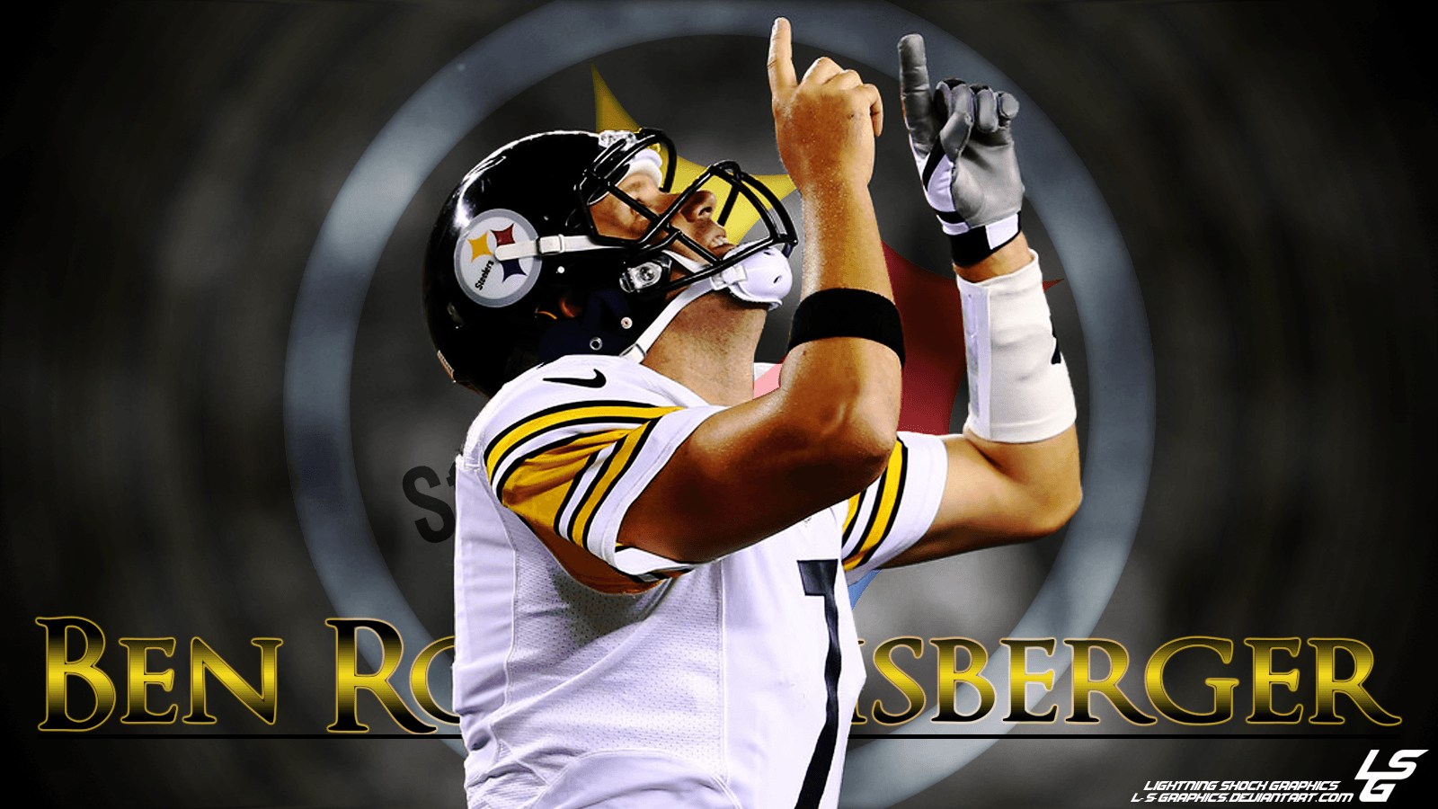 1600x900 Ben Roethlisberger Desktop Wallpaper By L S Graphics, Desktop