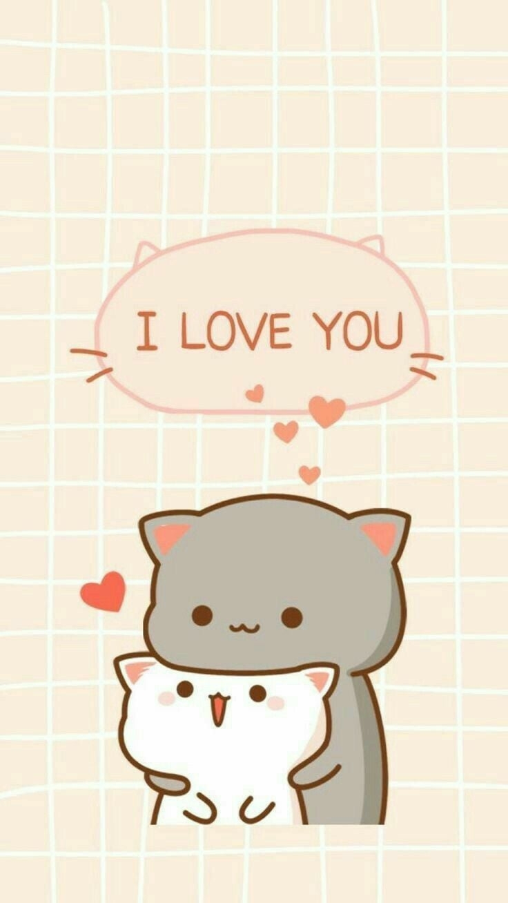 740x1310 Love yourself love myself. Cute kawaii drawings, Chibi cat, Cute cartoon wallpaper, Phone