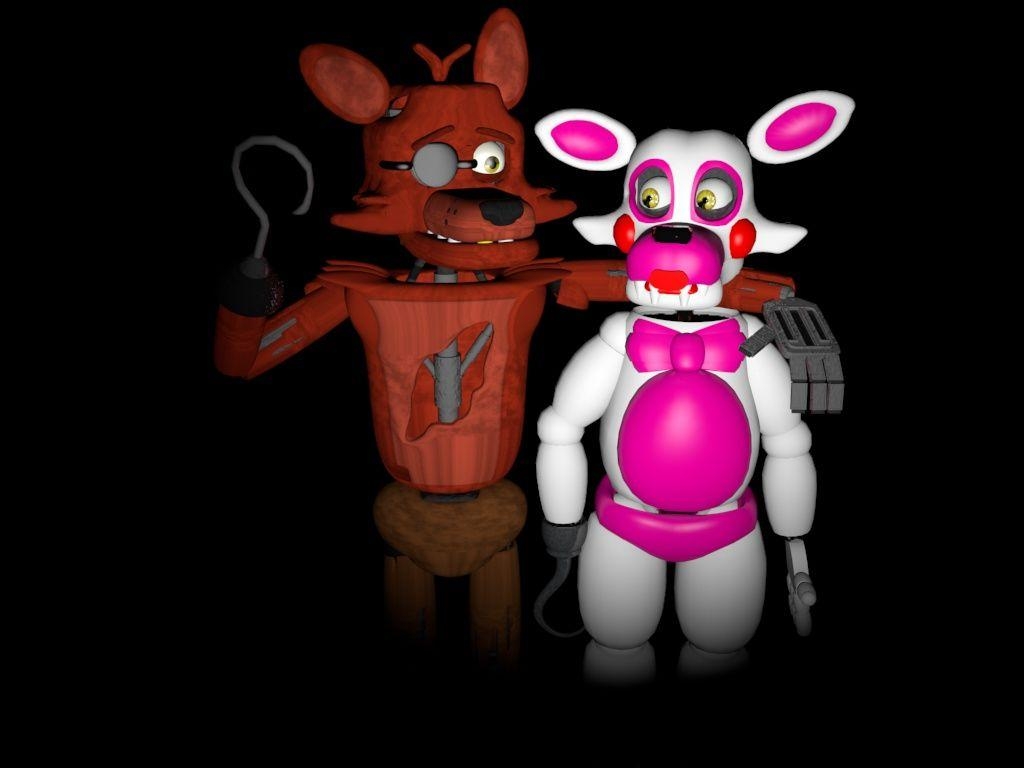 1030x770 Foxy x Mangle, Desktop