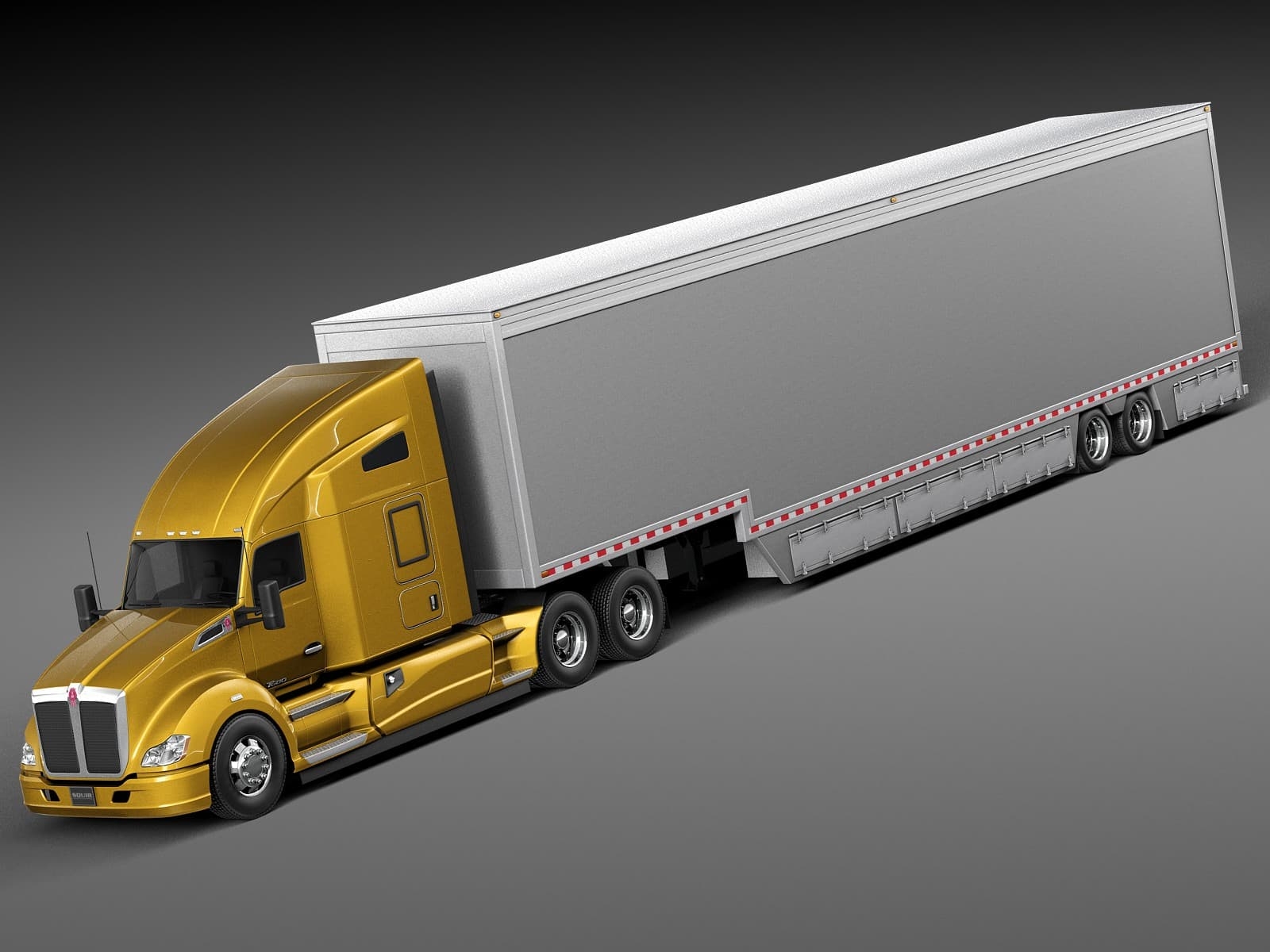 1600x1200 Kenworth T680 2015 3D Model, Desktop