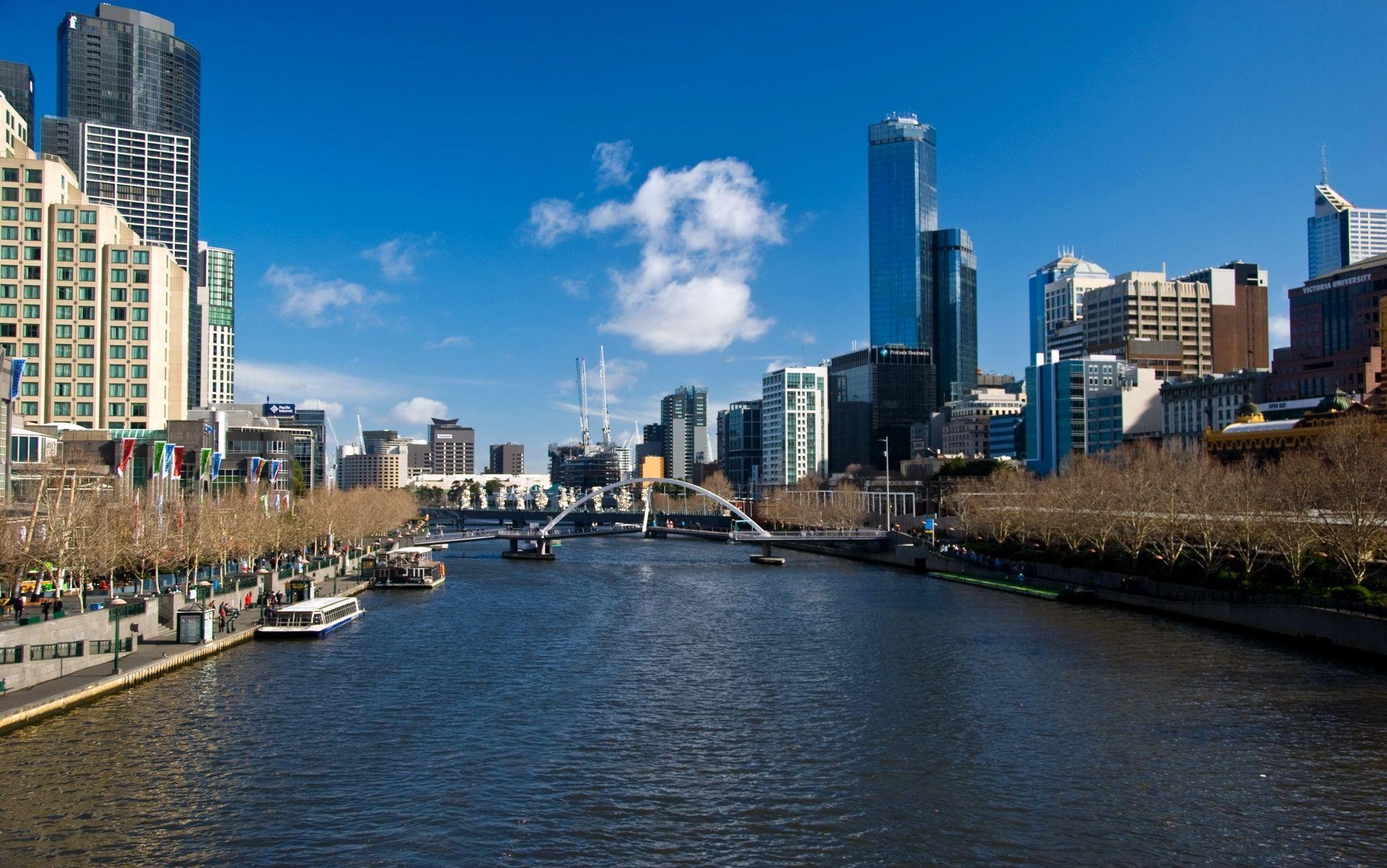 1920x1210 Melbourne Australia Sky Cities Clouds, Desktop