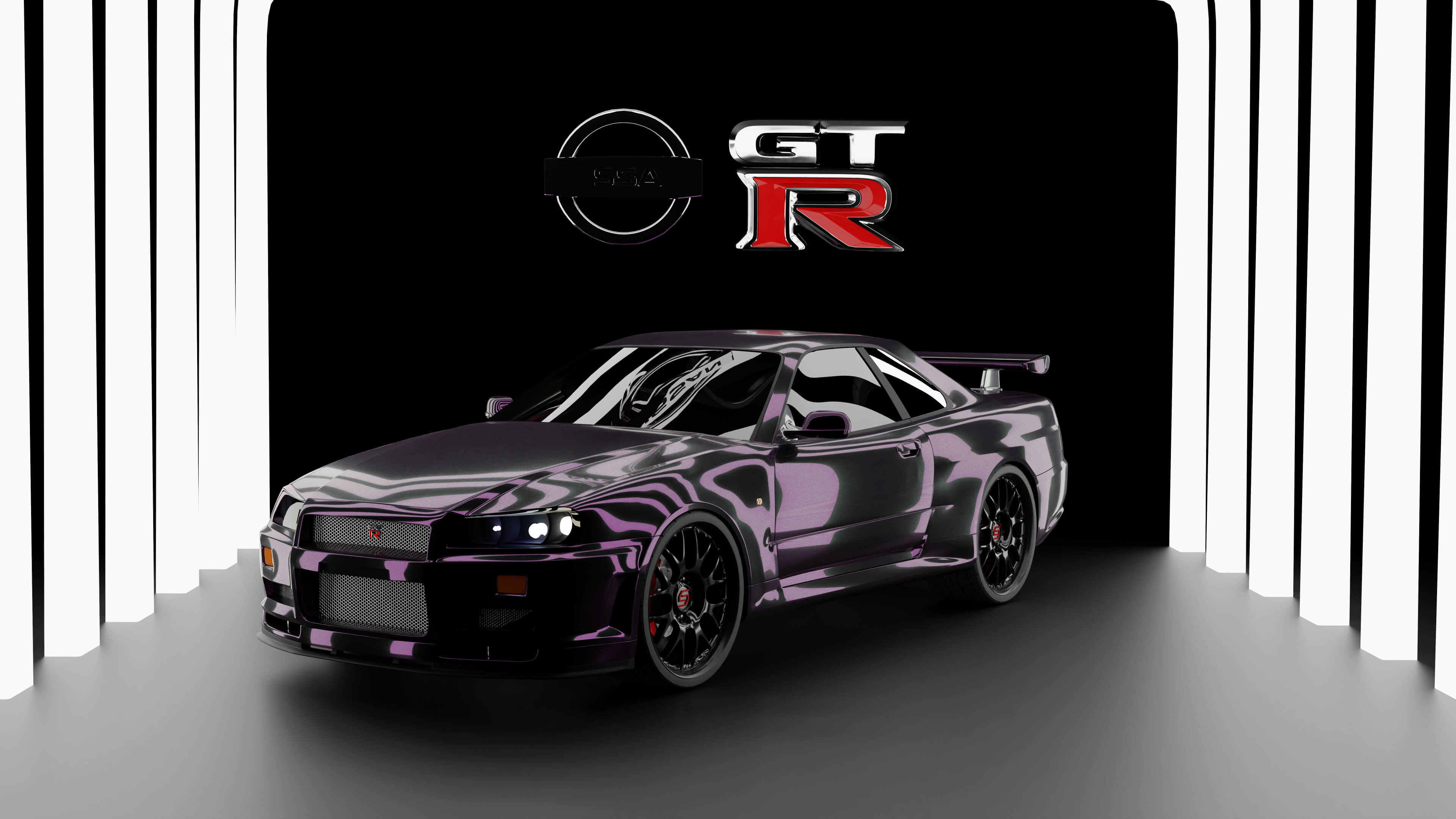 3840x2160 Nissan Skyline Gt R 34 Midnight Purple, Desktop