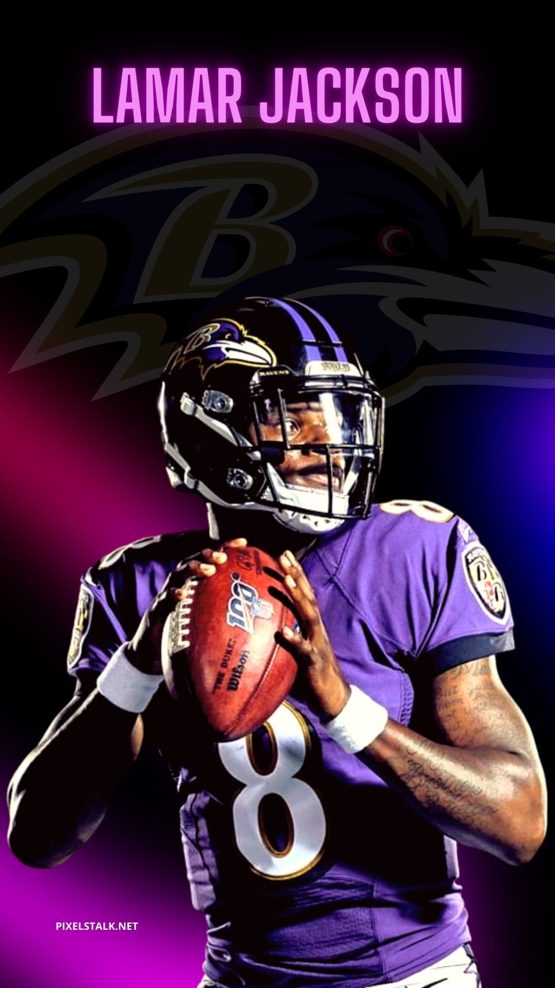 1080x1920 Lamar Jackson Wallpaper HD, Phone