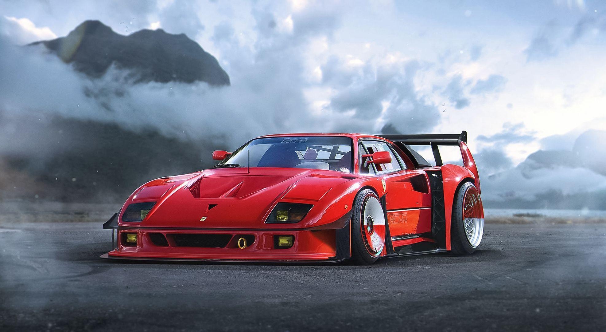 1980x1080 Ferrari F40 HD Wallpaper, Desktop