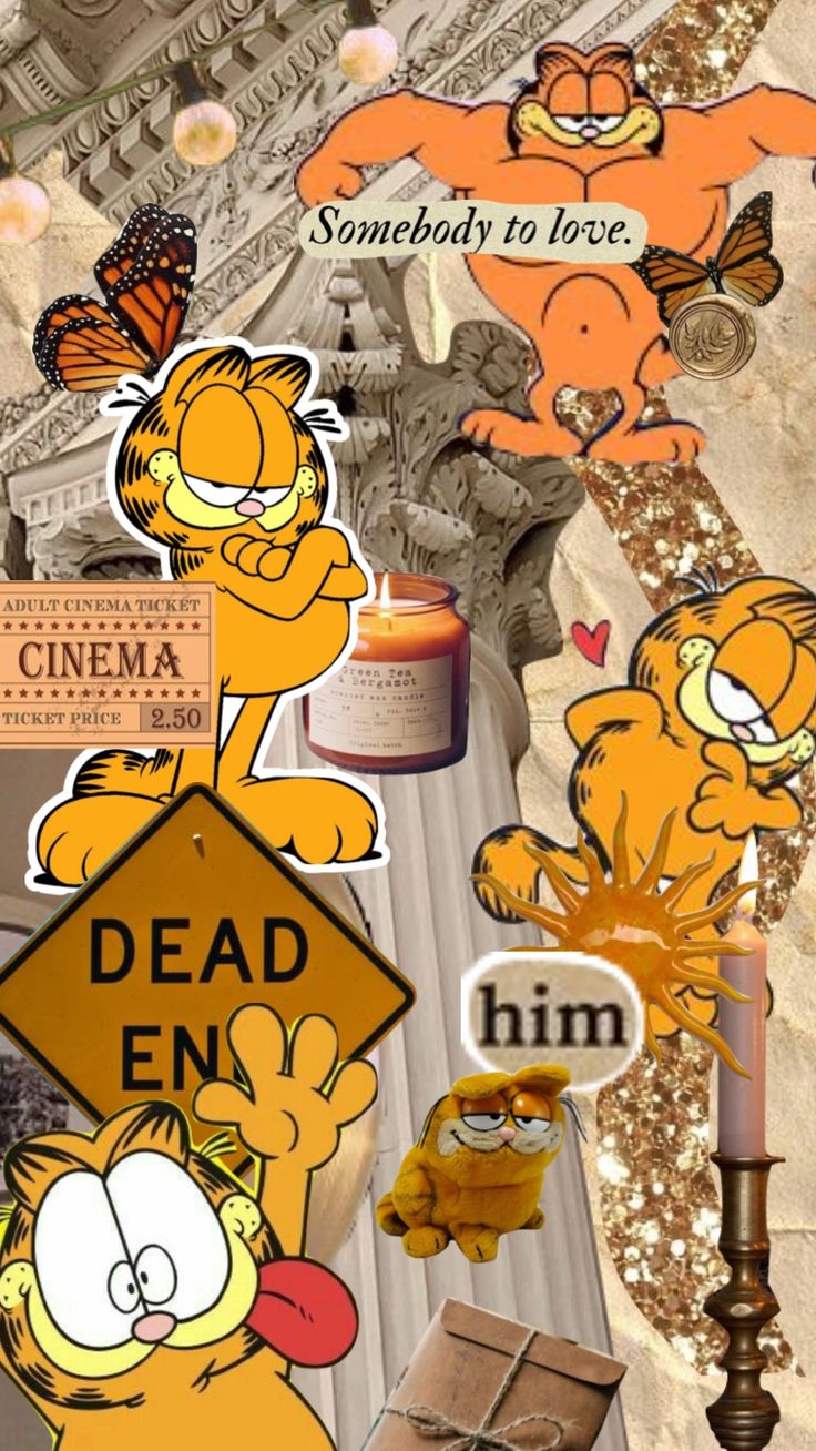 740x1310 Garfield wallpaper, Cartoon wallpaper, Phone