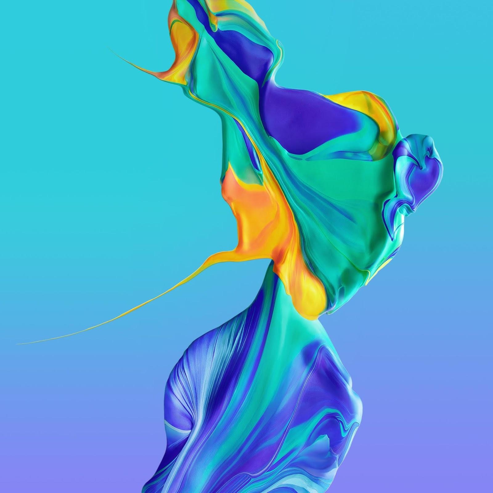 1600x1600 Huawei P30 Pro Stock Wallpaper Free, Phone