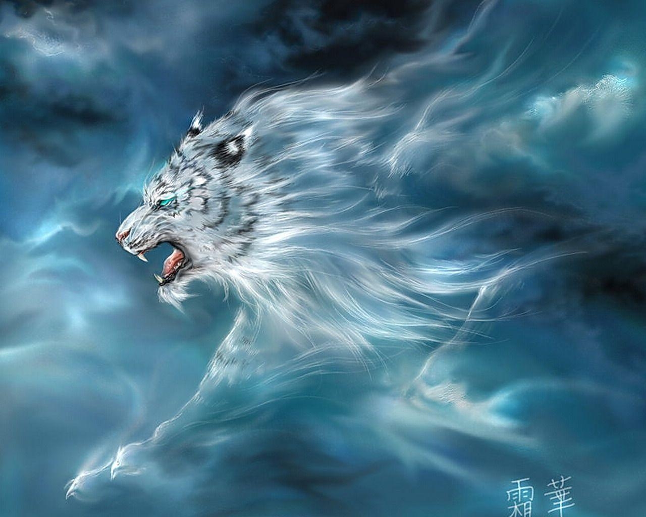 1280x1030 Tiger HD Wallpaper. Background. Mythological creatures, Mythical creatures, Chinese mythology, Desktop