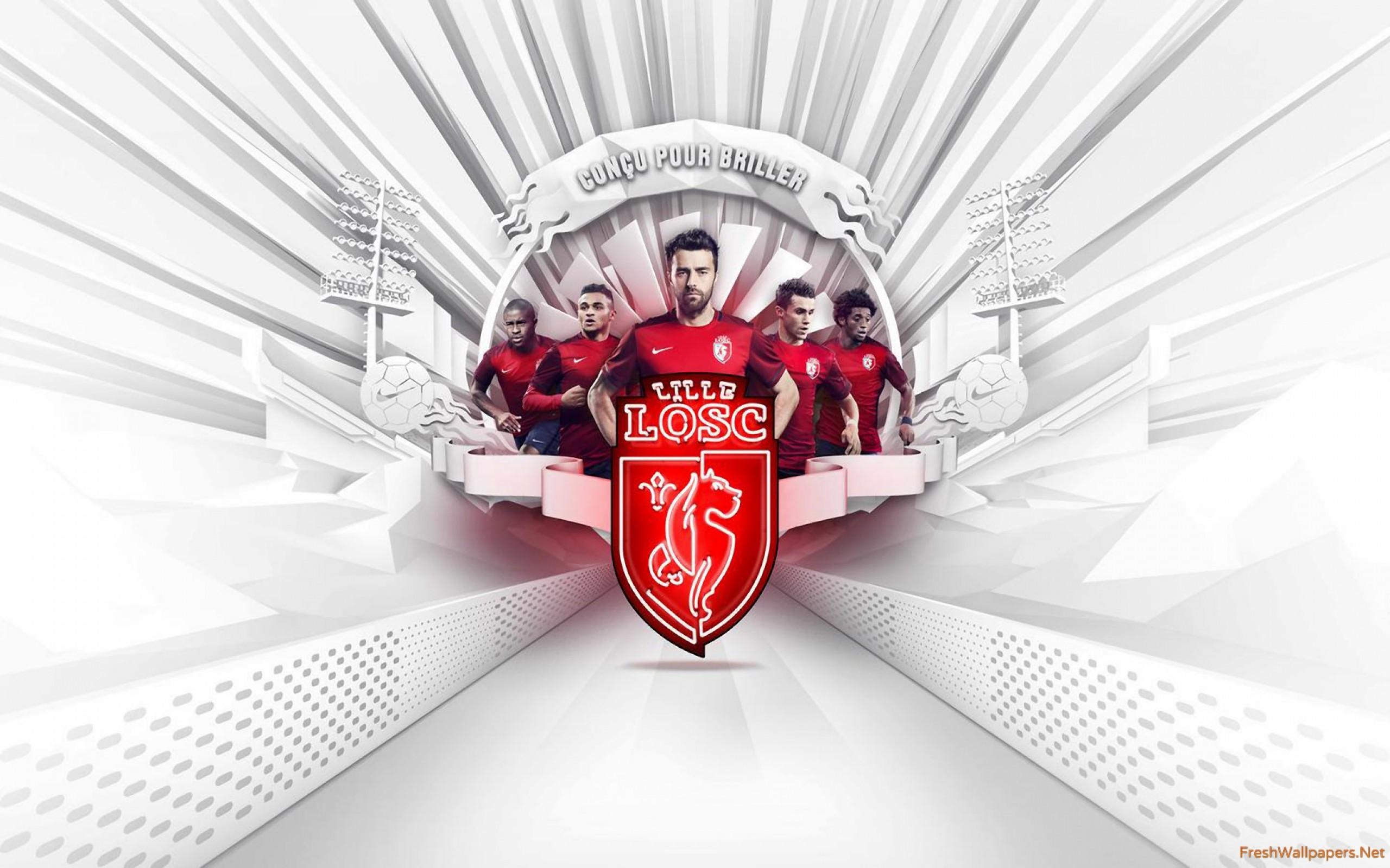 2560x1600 Lille OSC 2015 2016 Nike Home Kit Wallpaper, Desktop