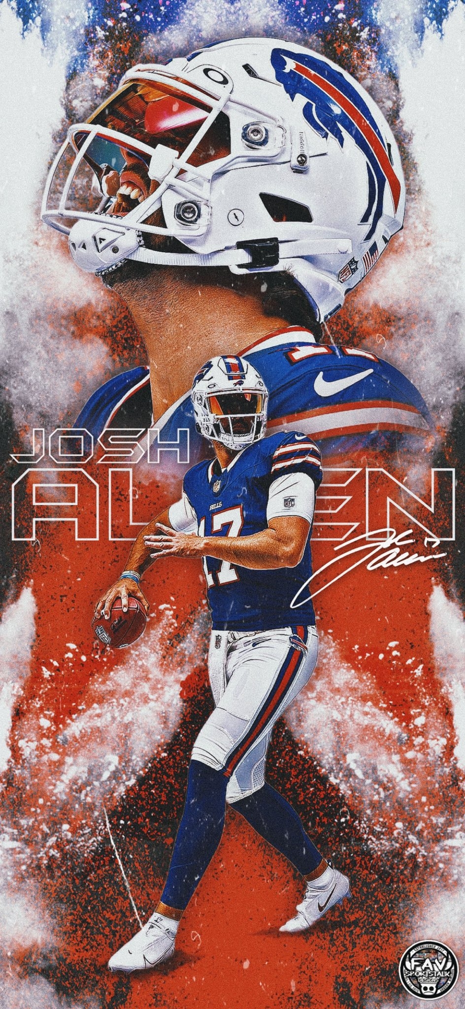 950x2050 Josh Allen 2023 Wallpaper, Phone