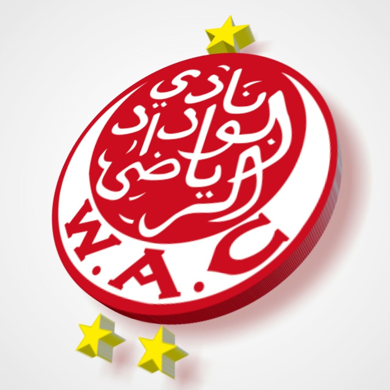 1280x1280 Logo Wydad 3D 2018 Abdelmalek Sports, Phone