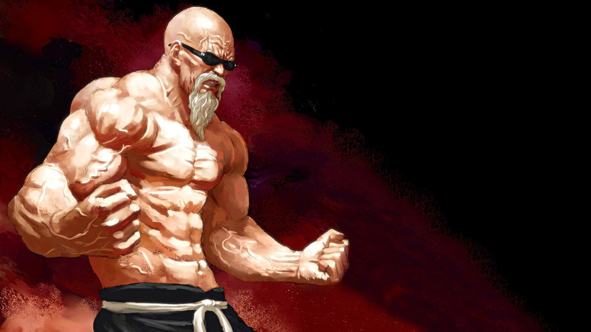 1920x1080 Wallpaper, anime boys, Bodybuilder, Dragon Ball, bodybuilding, Muten Roshi, man, hand, muscle, arm,  px, chest, computer wallpaper, human body, organ, wrestler, aggression, barechestedness, boxing glove, pradal serey, Desktop