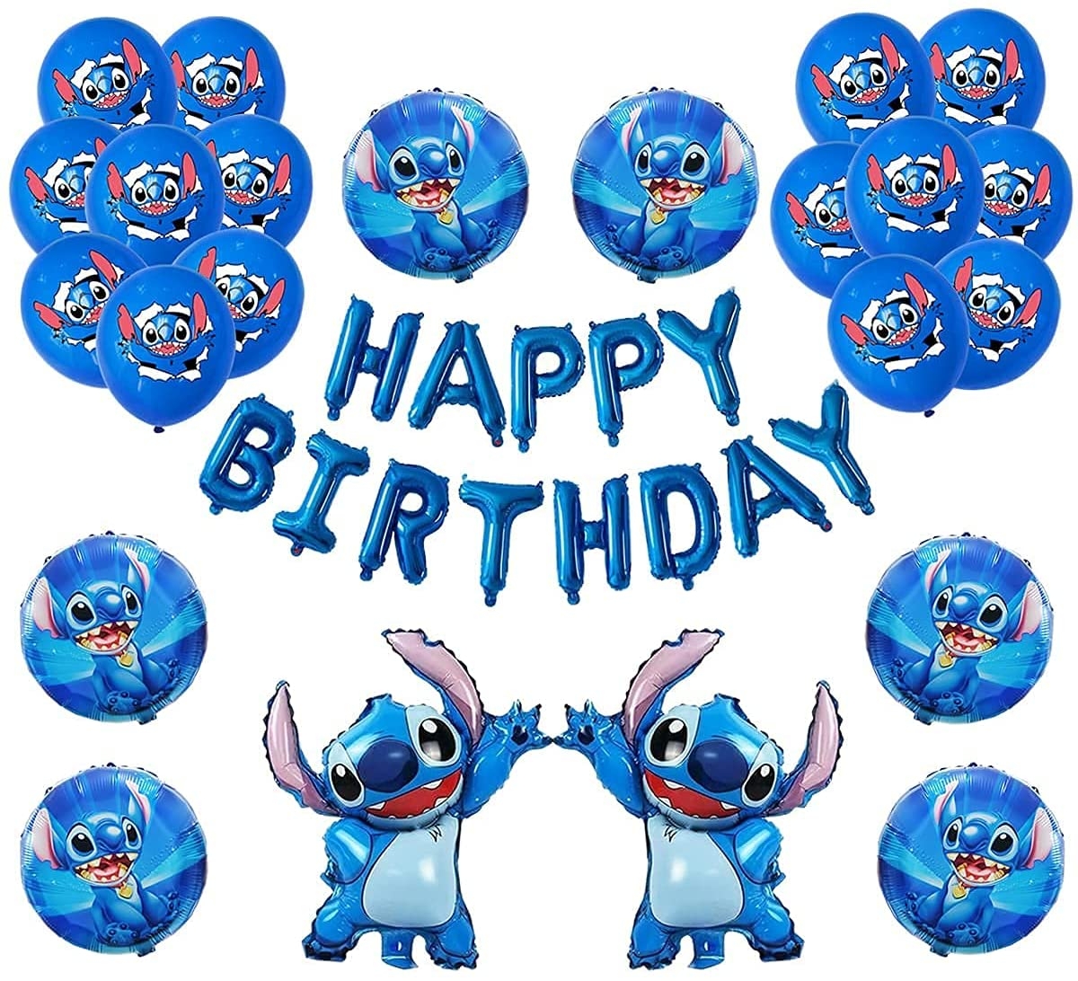 1200x1100 Buy 36PCS Lilo and Stitch Balloons, Stitch Happy Birthday Balloons Aluminum Foil Letters Banner Balloons Decoration, Children's Birthday Party Supplies Online in Russia. B09C6CP5BP, Desktop