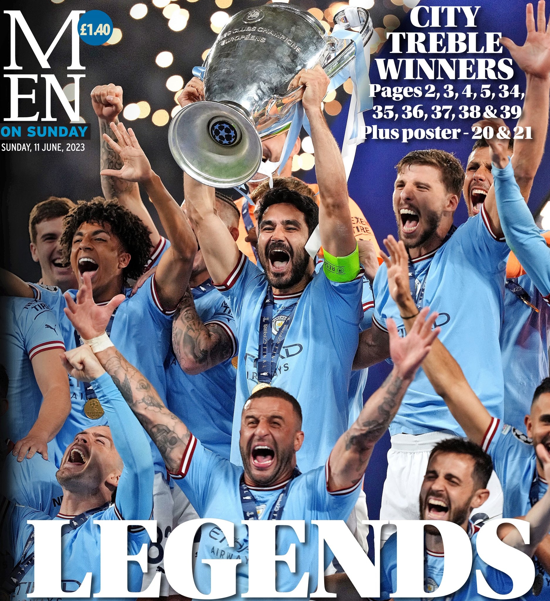 1880x2050 Manchester City News up your copy of the MEN on Sunday after a historic win for Manchester City in the Champions League final #mcfc, Phone