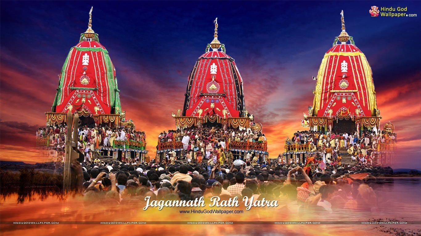 1370x770 Jagannath Puri Rath Yatra Wallpaper Free Download, Desktop