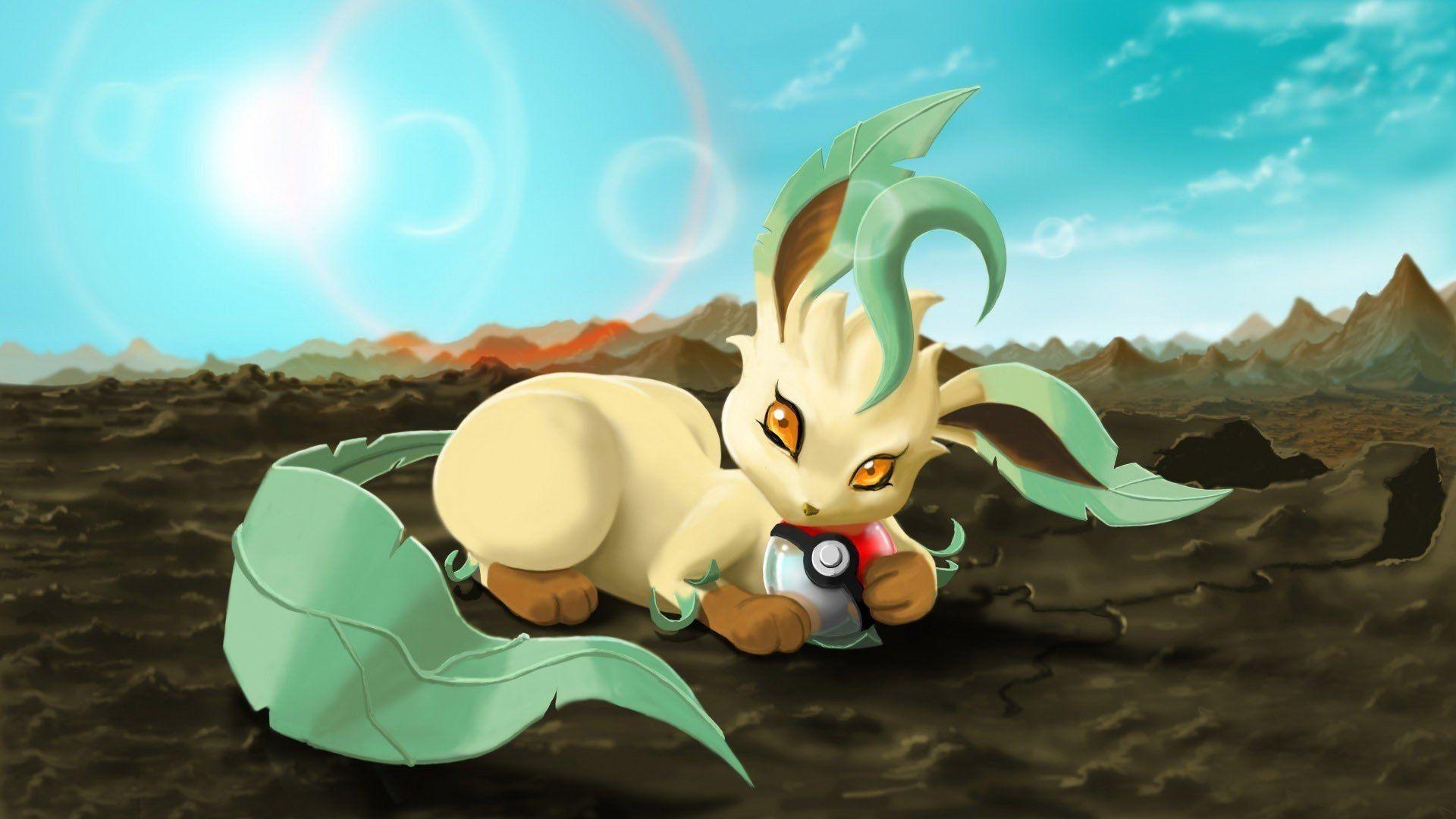 1920x1080 Leafeon, Desktop