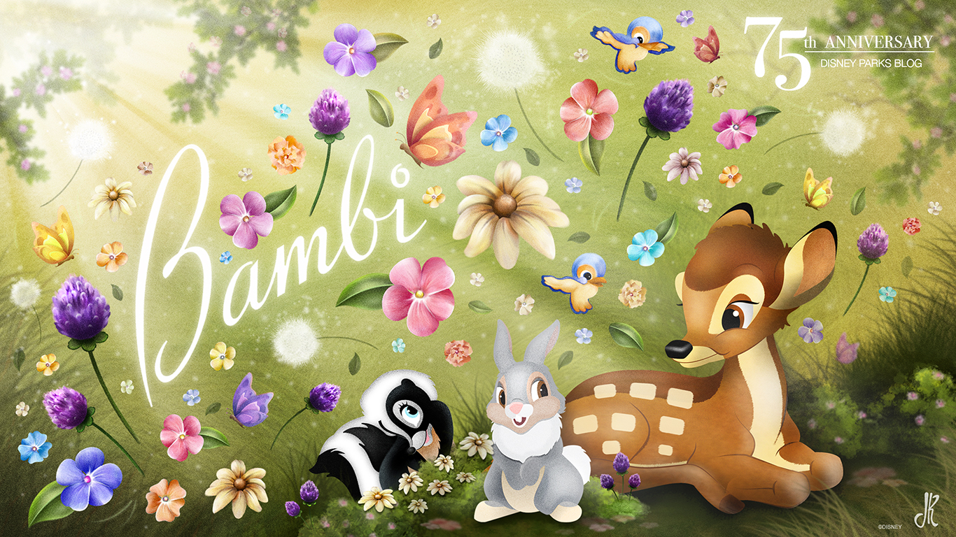 1370x770 Bambi' Wallpaper. Disney Parks Blog, Desktop