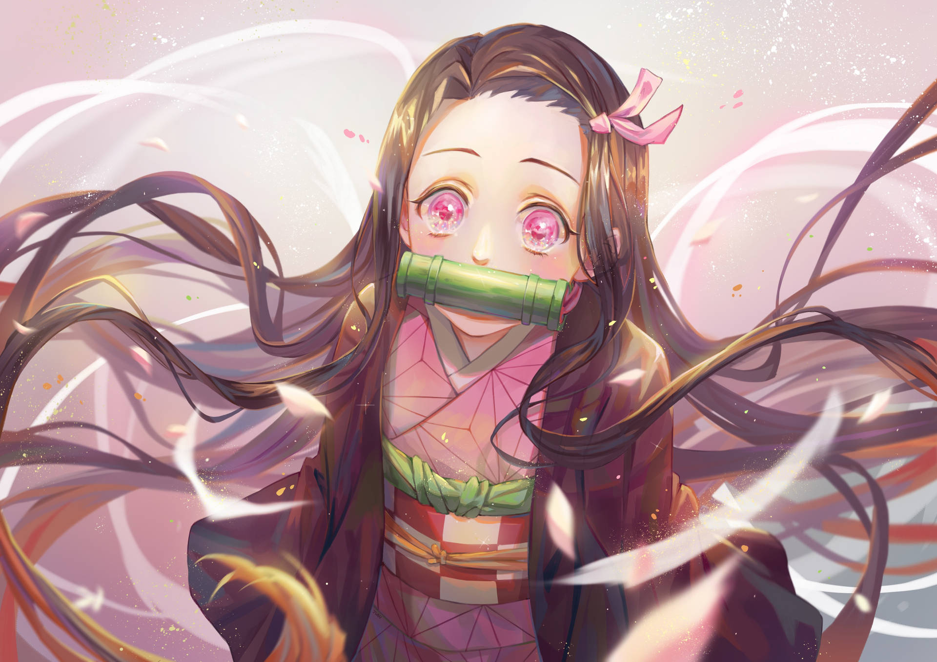 1920x1360 Download Demon Slayer 4k Nezuko Cute Wallpaper, Desktop