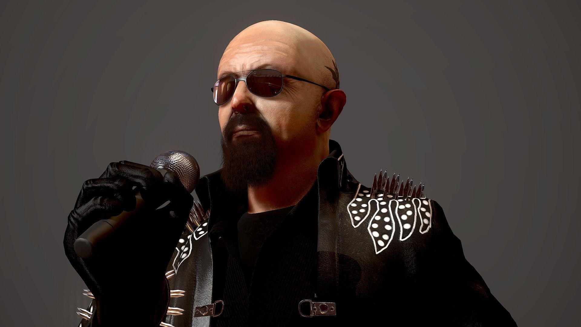 1920x1080 Rob Halford portrait, Martin Garnier, Desktop