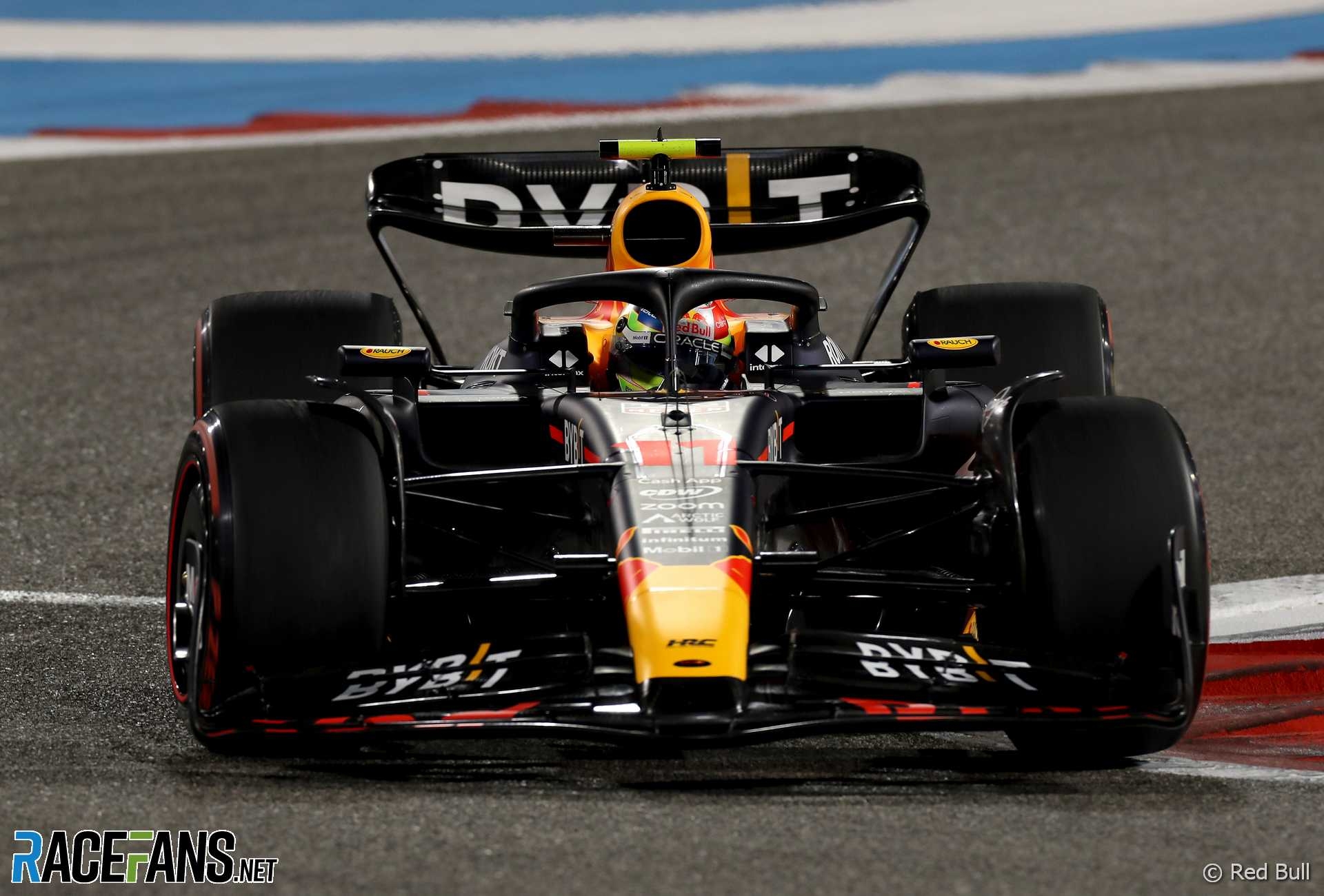 1920x1300 Sergio Perez, Red Bull, Bahrain International Circuit, 2023 · RaceFans, Desktop