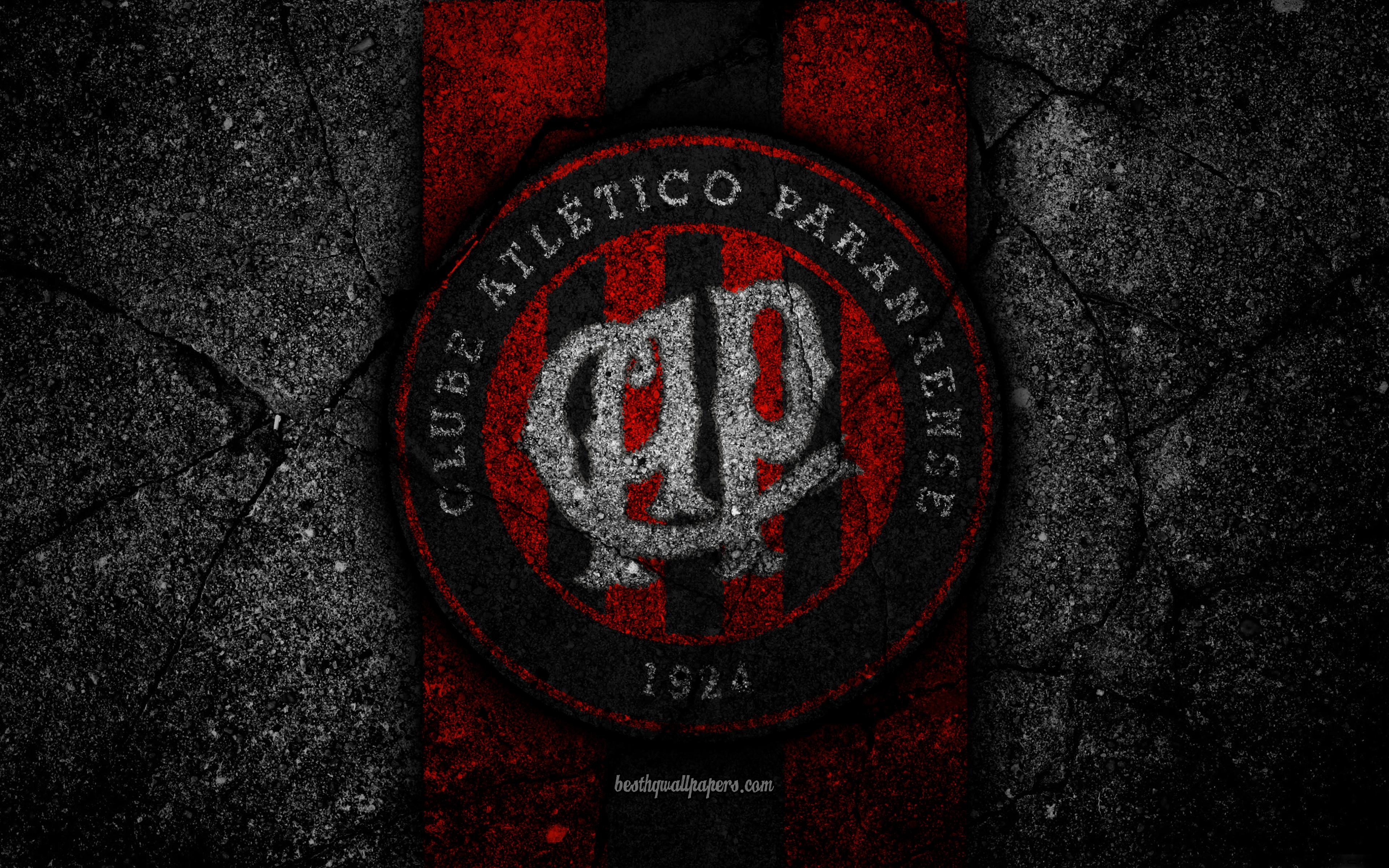 3840x2400 Download wallpaper 4k, Atletico Paranaense FC, logo, Brazilian, Desktop