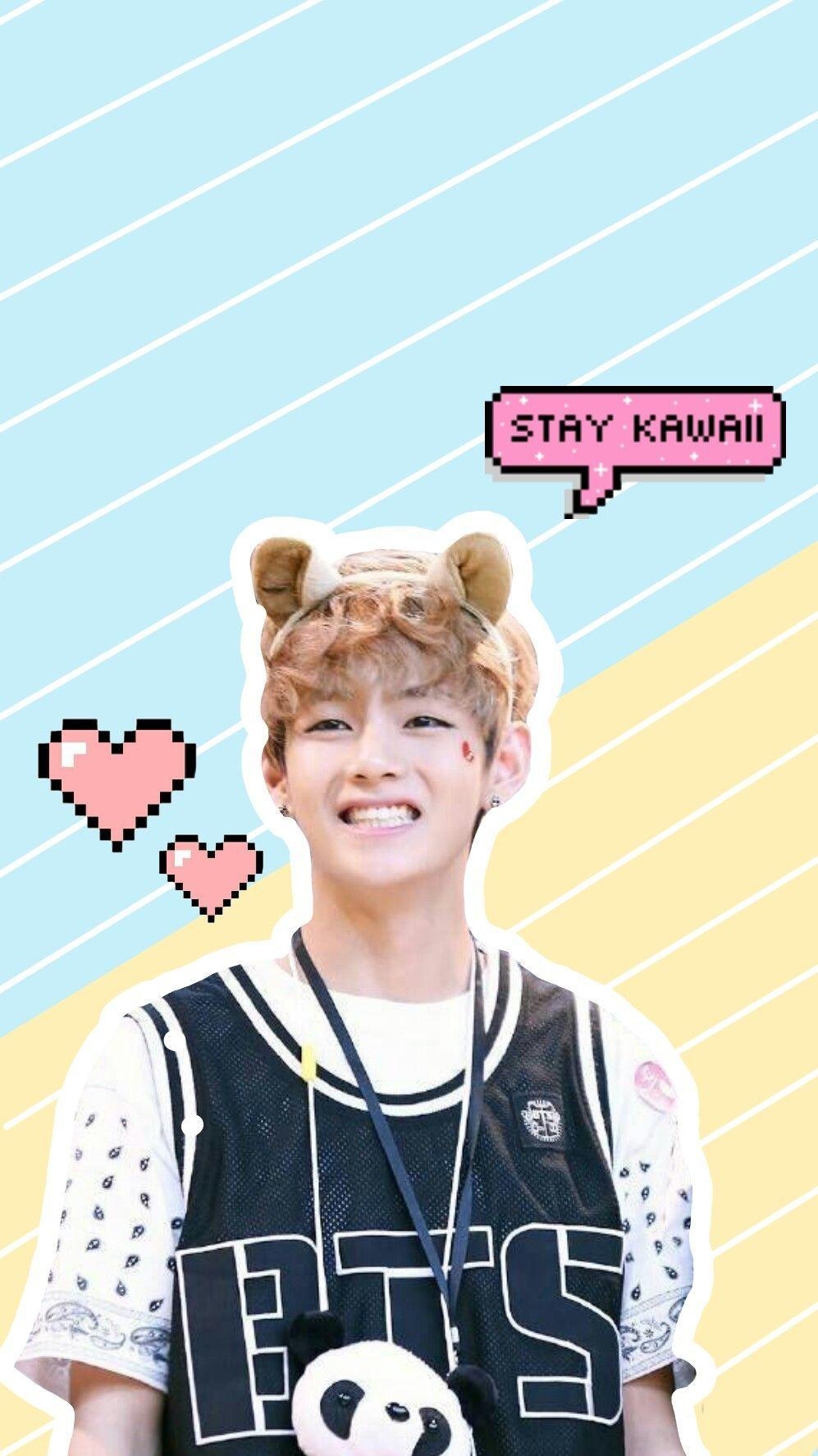 1000x1780 Kim taehyung V bts wallpaper lockscreen kawaii namjoon, Phone