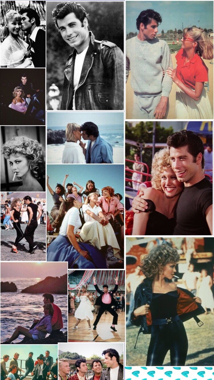 750x1340 Grease Background. Grease movie, Grease aesthetic, Danny zuko, Phone