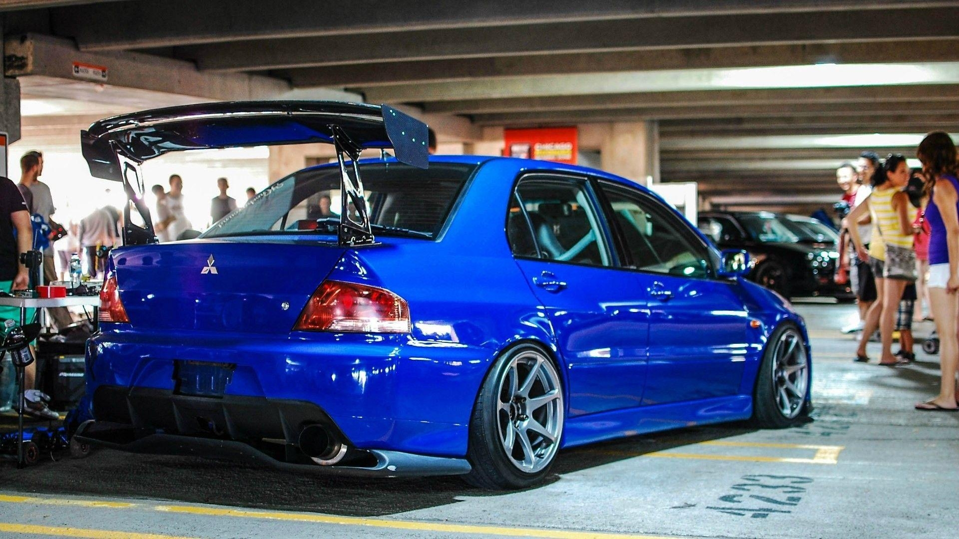 1920x1080 car, JDM, Mitsubishi, Blue Cars Wallpaper HD / Desktop and Mobile Background, Desktop