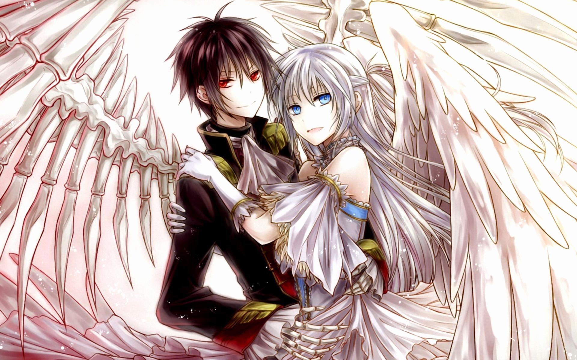 1920x1200 Anime Boy X Anime Wallpaper Angel And Devil Wallpaper & Background Download, Desktop