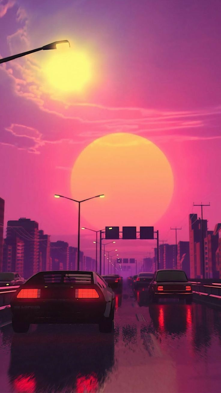 740x1310 All Synthwave retro and retrowave style of arts #synthwave #chill, Phone