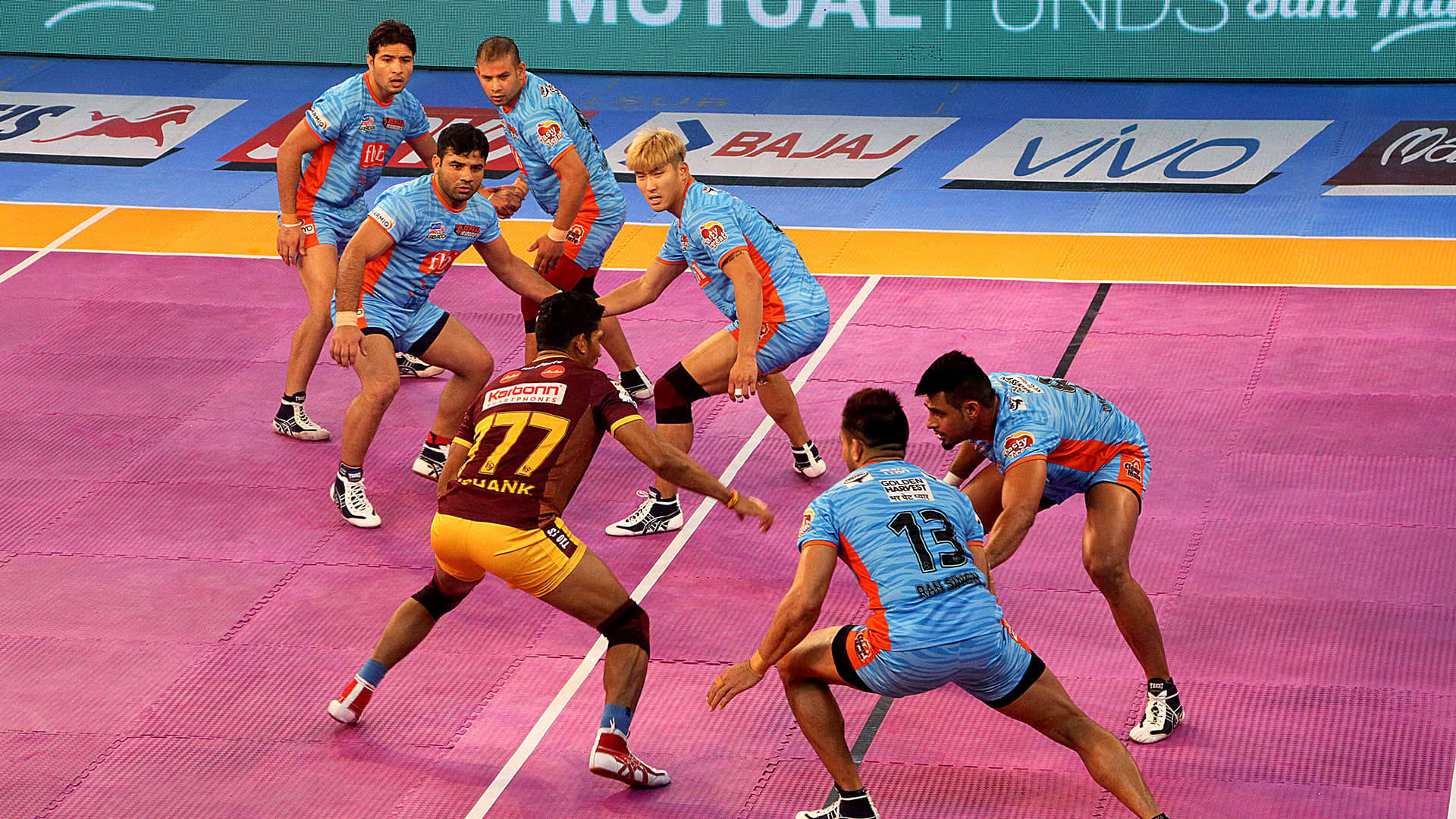 1920x1080 Download Kabaddi Bengal Warriors Telugu Titans Wallpaper, Desktop