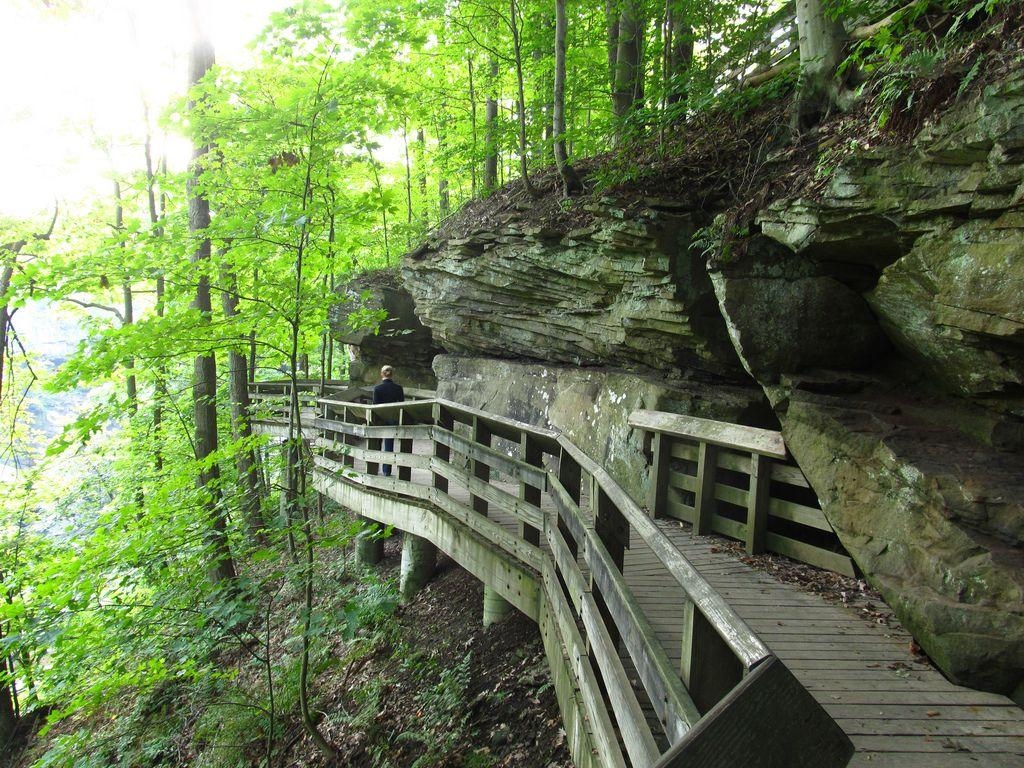 1030x770 Boardwalk Trail to Brandywine Falls, Cuyahoga Valley Natio, Desktop