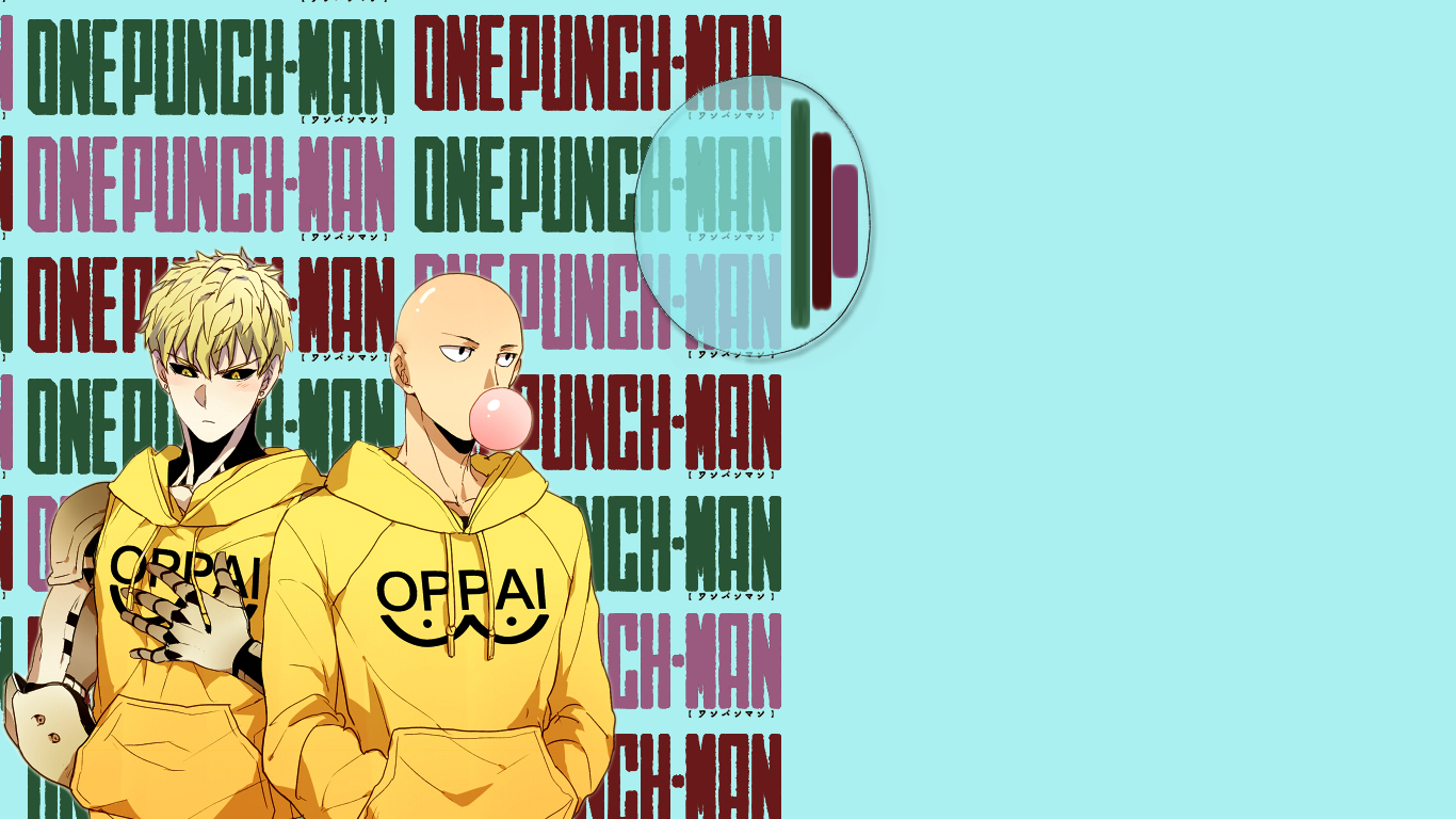 1370x770 One Punch Man Desktop Wallpaper. One punch man, One punch, Man wallpaper, Desktop