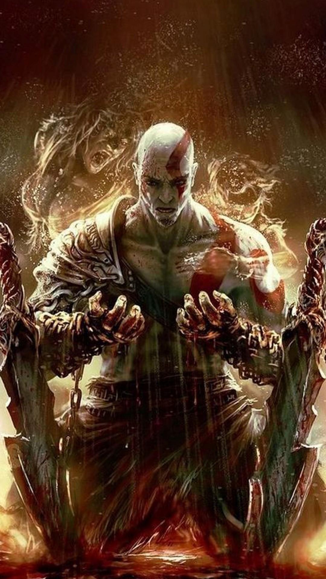 1080x1920 God of War Kratos Wallpaper HD for Android, Phone