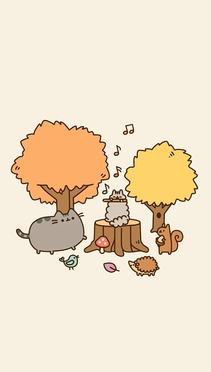 730x1280 Cat, Wallpaper, And Pusheen Image Fall, Phone