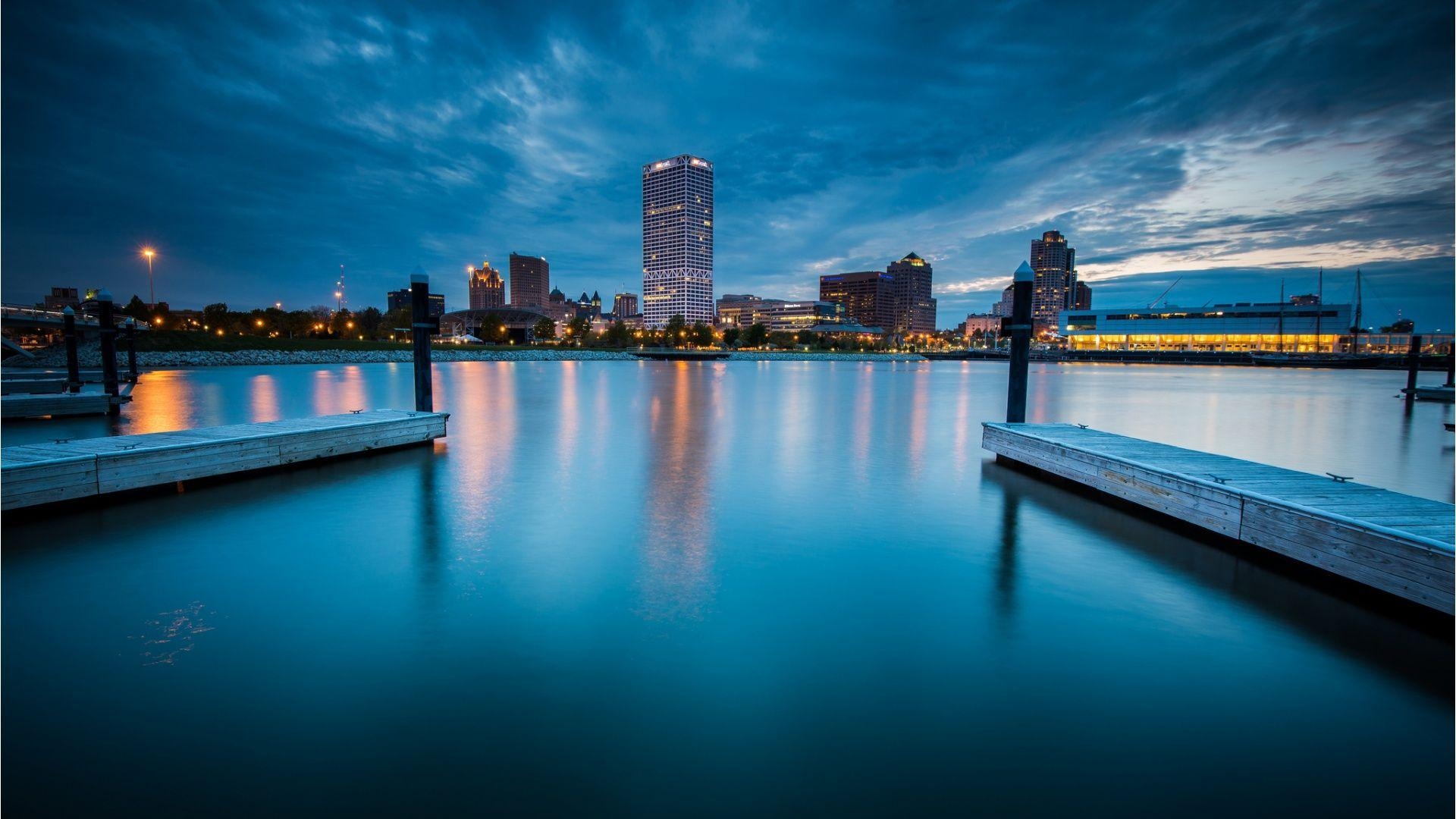 1920x1080 Find out: Milwaukee City Night wallpaper, Desktop