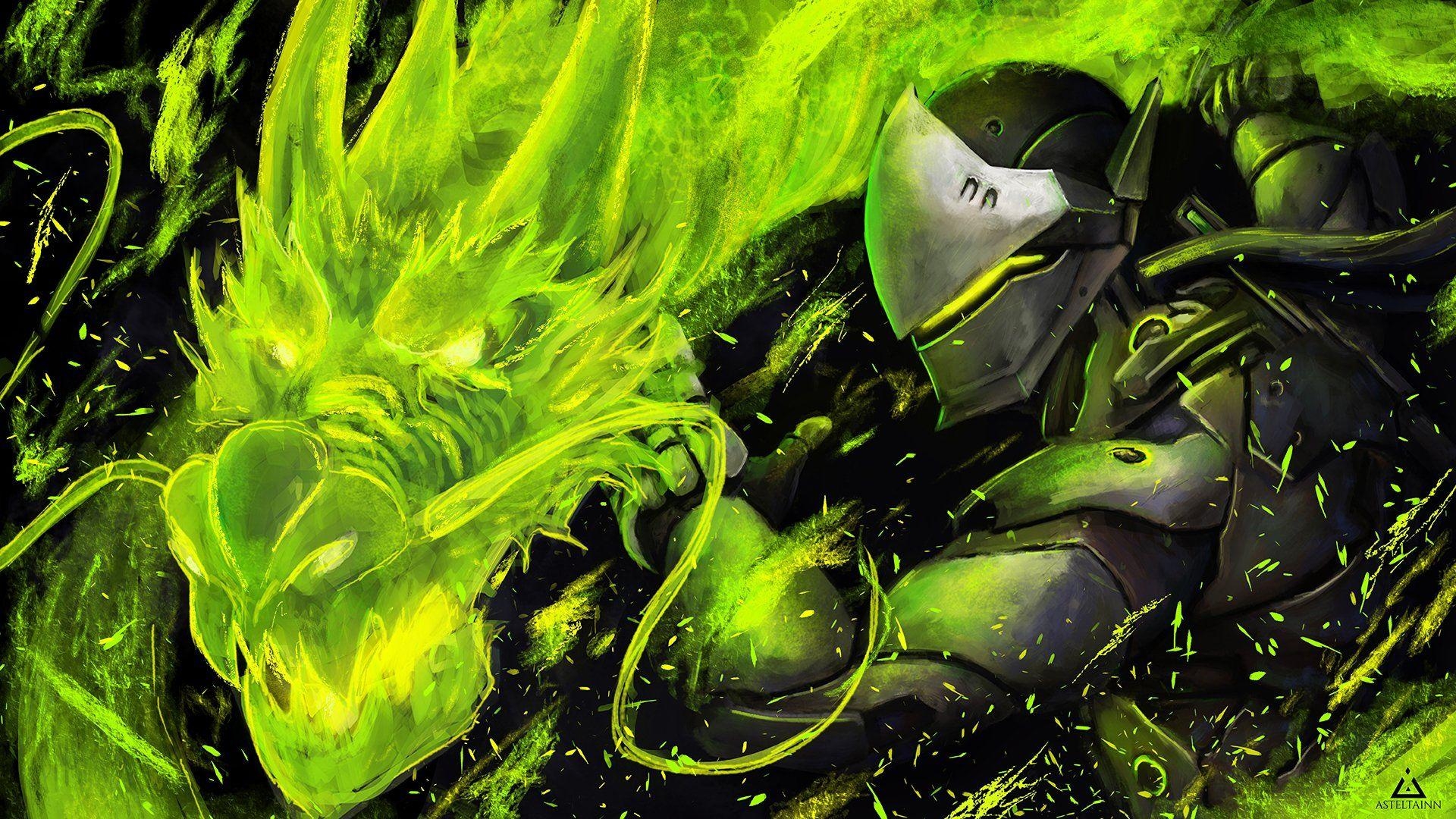 1920x1080 Genji (Overwatch) HD Wallpaper, Desktop