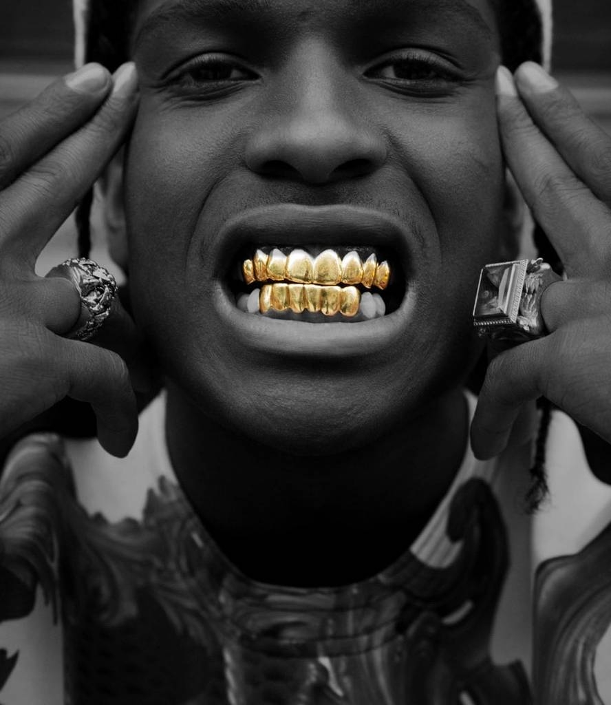 890x1030 Gold Teeth Wallpaper, Phone