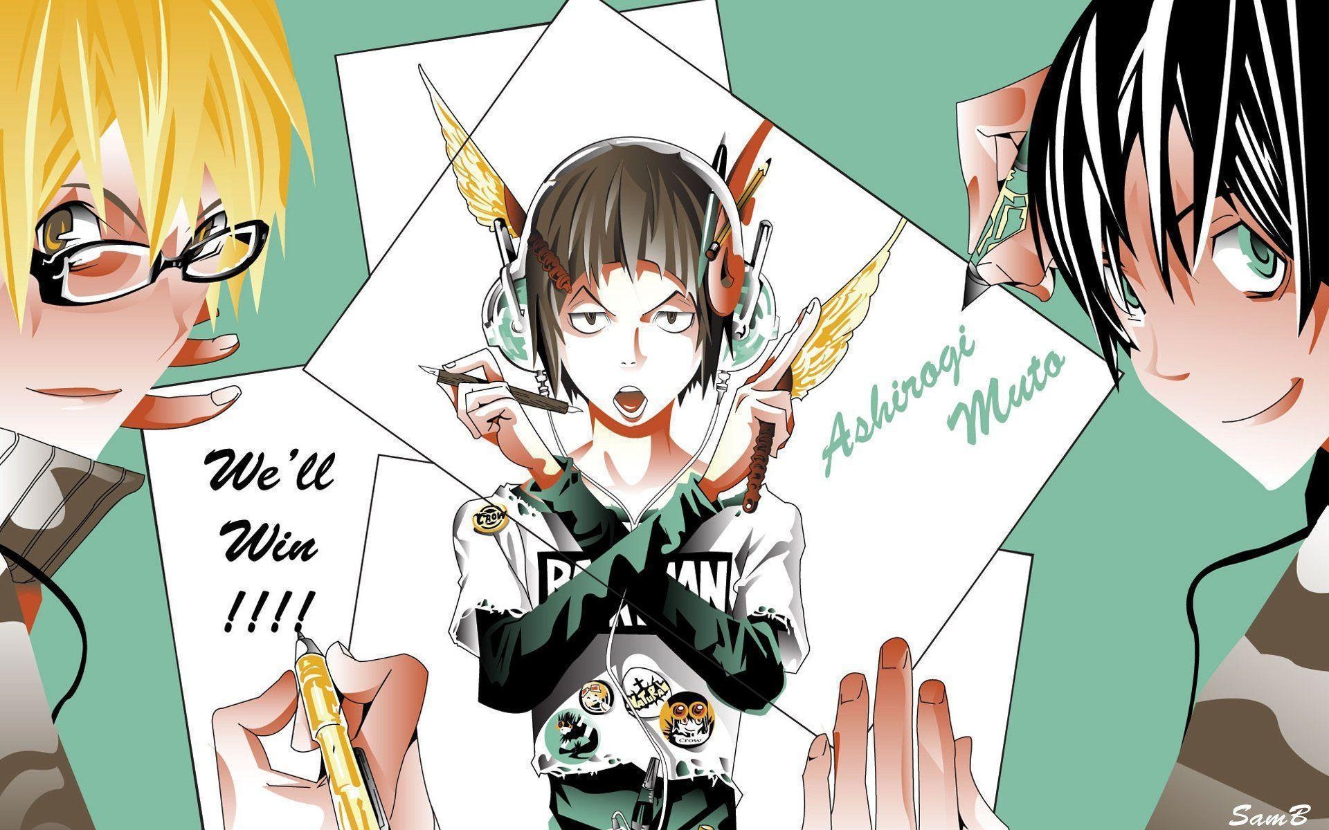 1920x1200 Anime Bakuman Akito Takagi Eiji Niizuma Moritaka Mashiro Wallpaper, Desktop