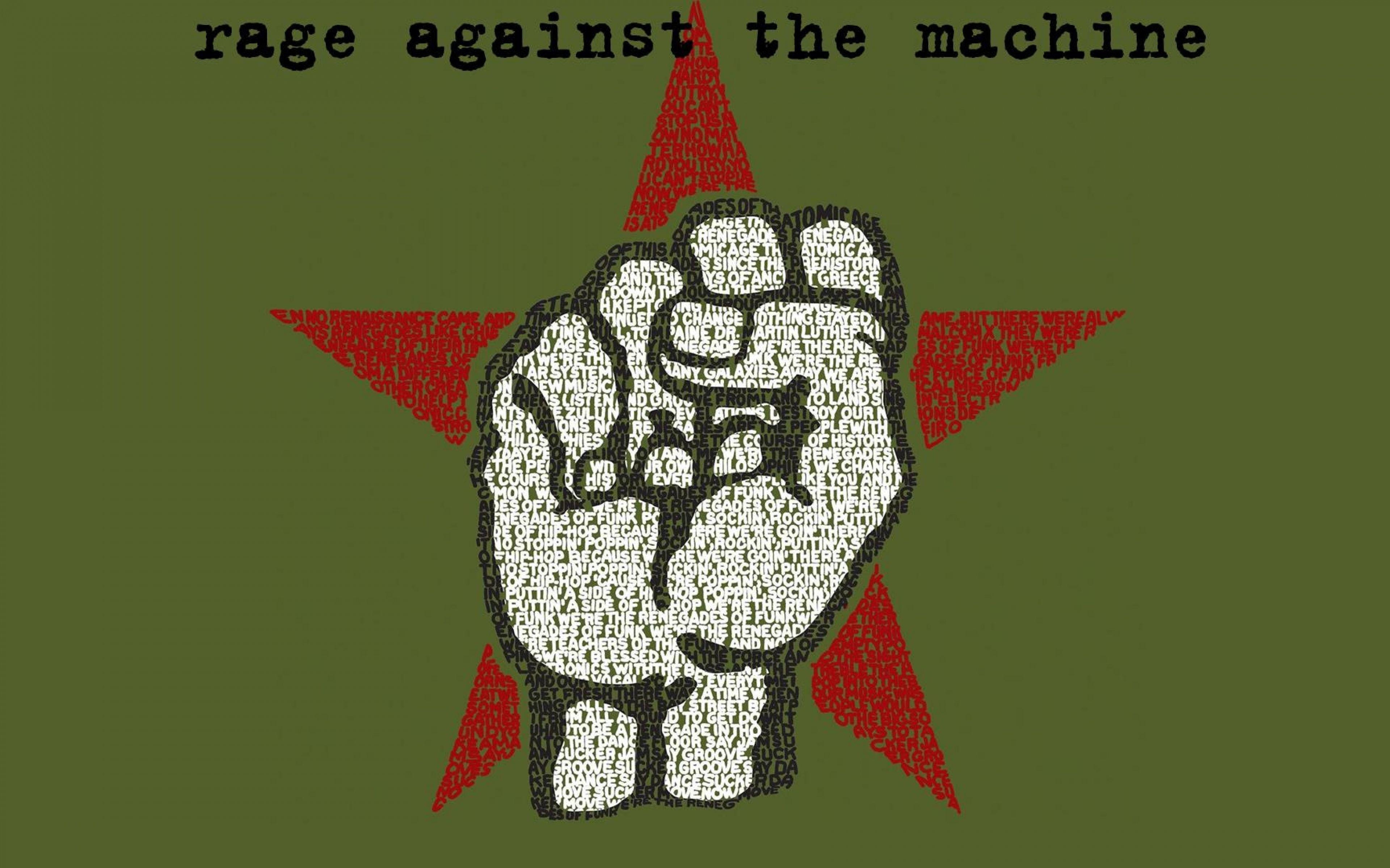 3840x2400 Download Wallpaper  Rage against the machine, Fist, Star, Desktop