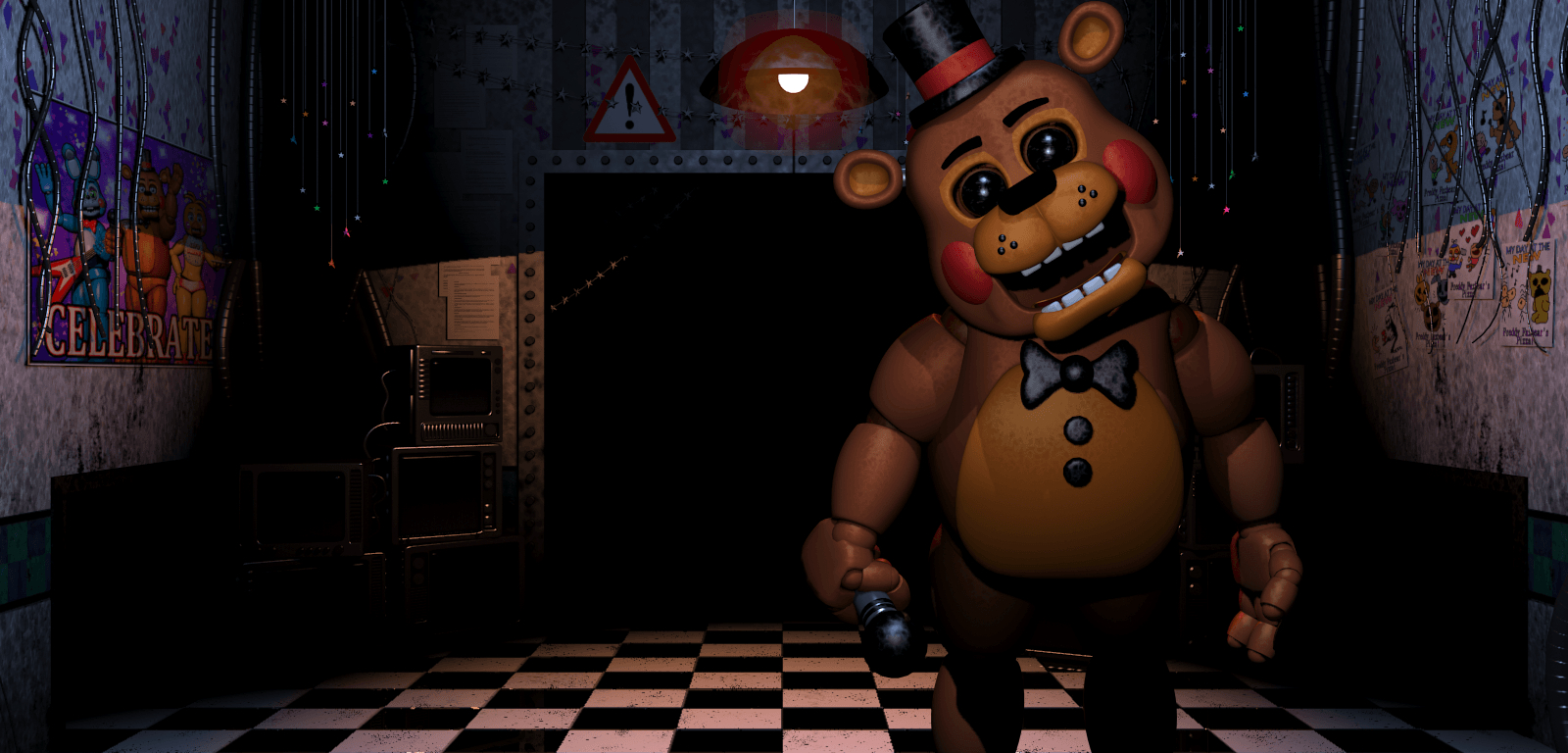 1600x770 Something about Toy Freddy and Normal Freddy. Five Nights at, Dual Screen