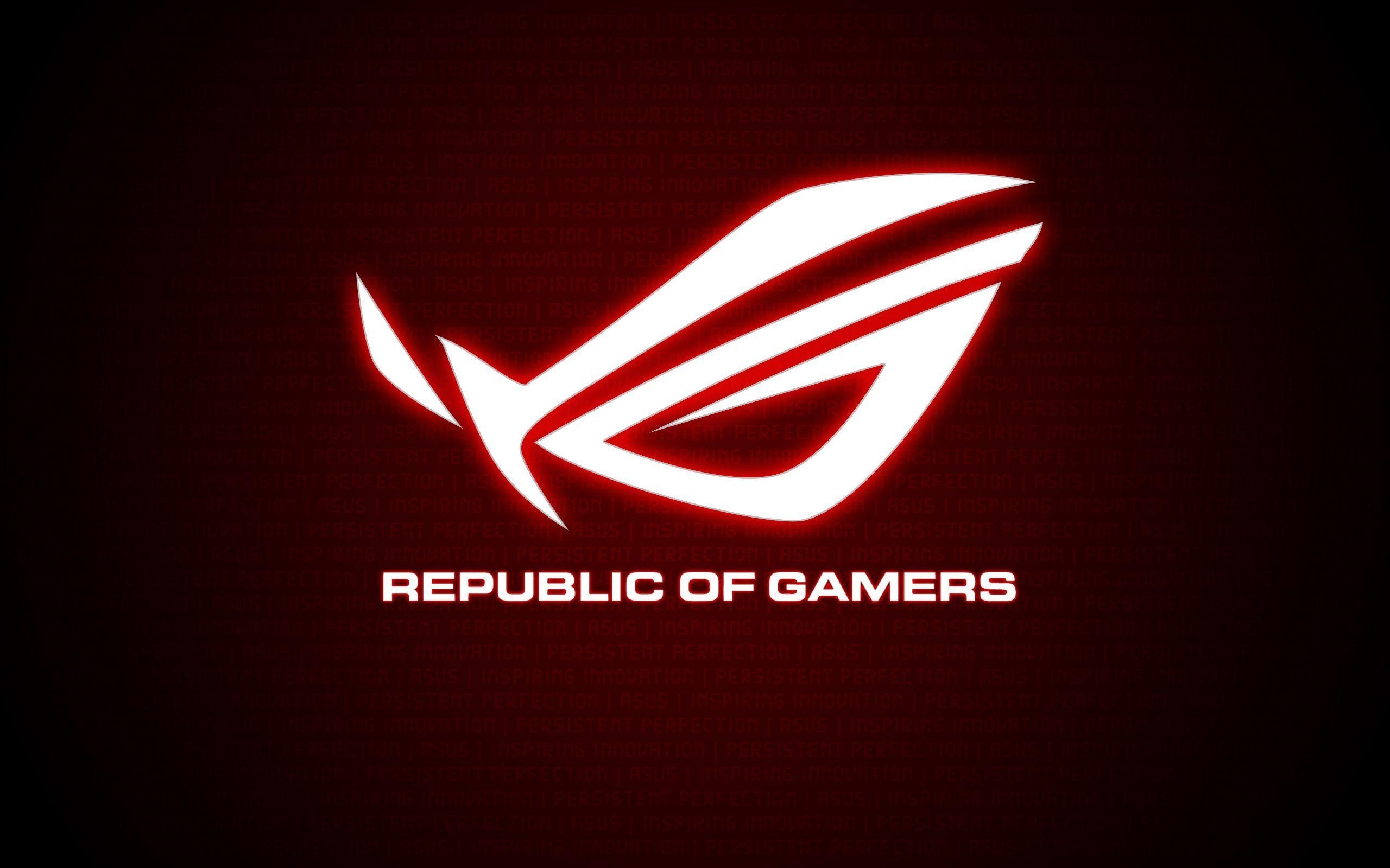 2560x1600 Red Asus RoG Wallpaper. Gaming wallpaper, HD, Desktop