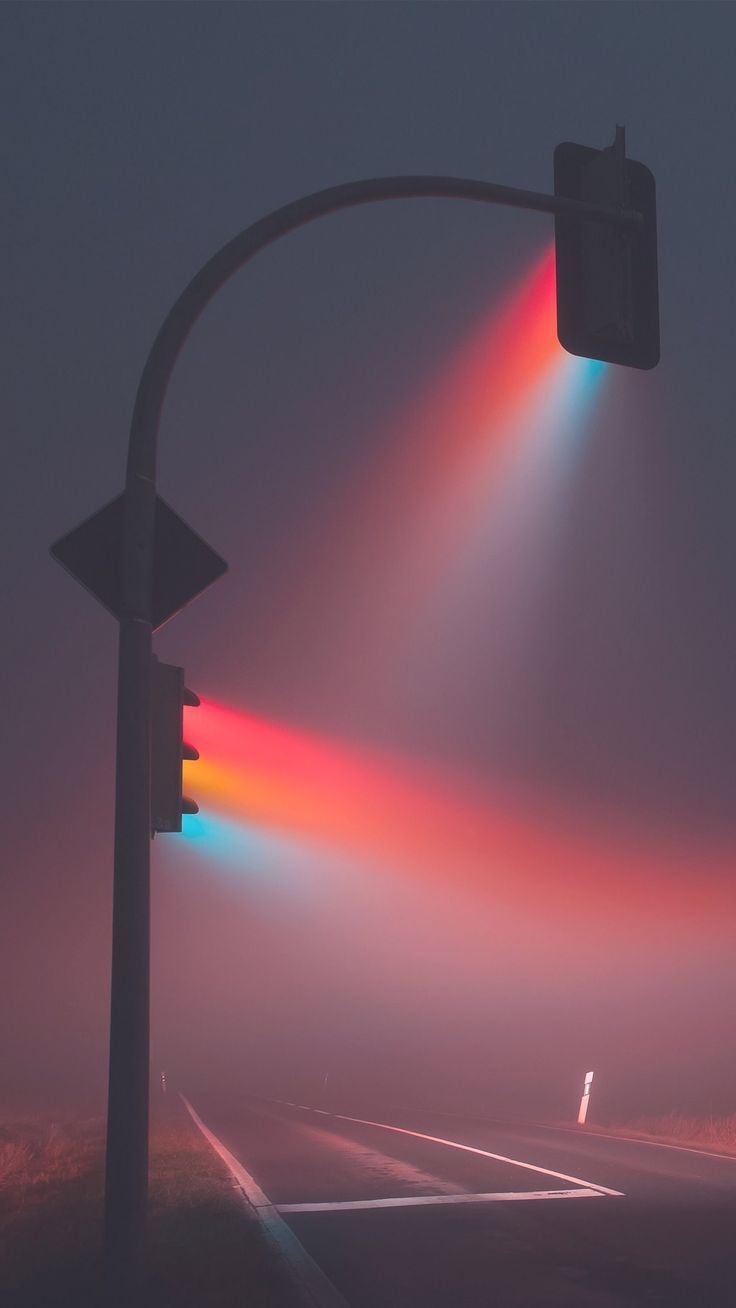 740x1310 street lights in fog. Phone wallpaper, Screen wallpaper, Aesthetic wallpaper, Phone