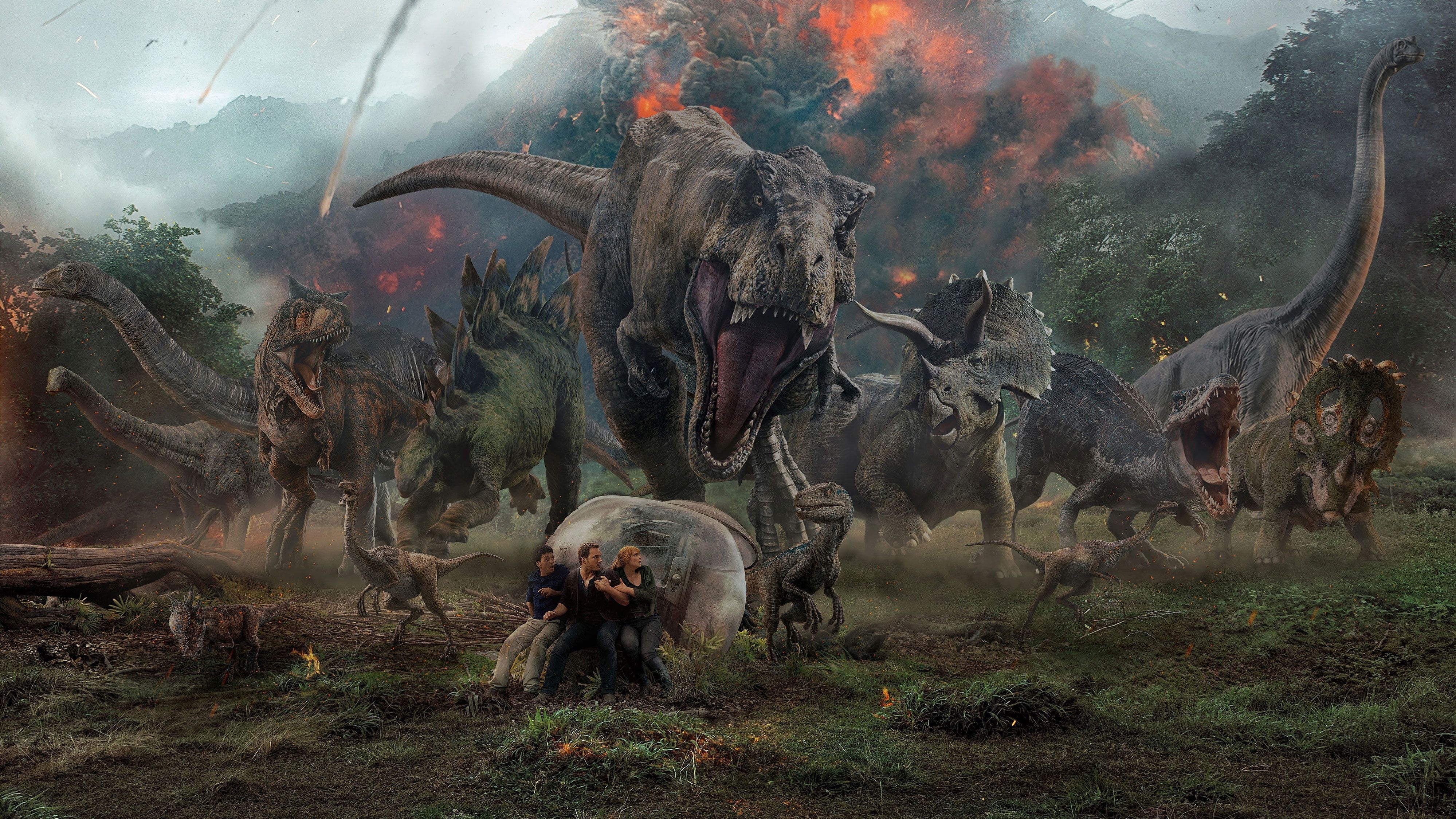 4000x2250 Jurassic World: Fallen Kingdom 4k Ultra HD Wallpaper, Desktop