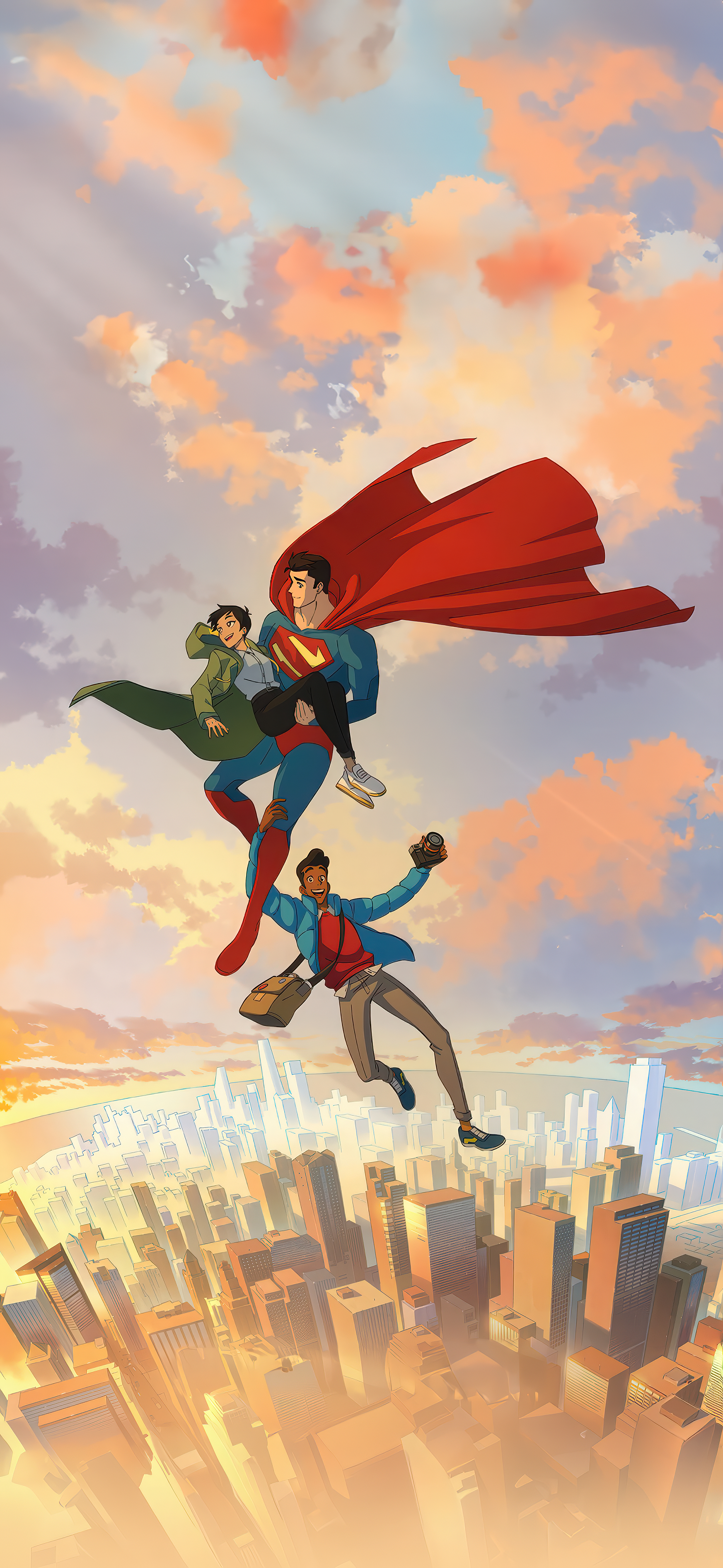 1750x3780 Converted the poster for My Adventures With Superman into a Mobile Wallpaper, Phone