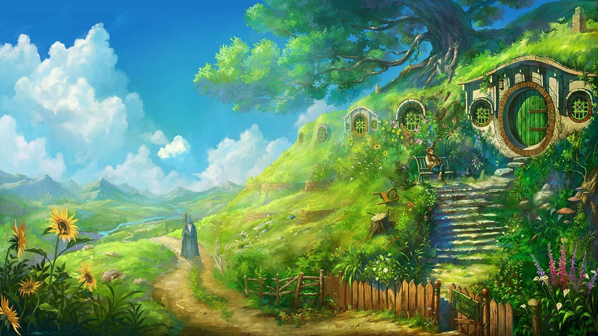 2050x1160 Art Studio Ghibli Wallpaper Free Art Studio Ghibli Background, Desktop