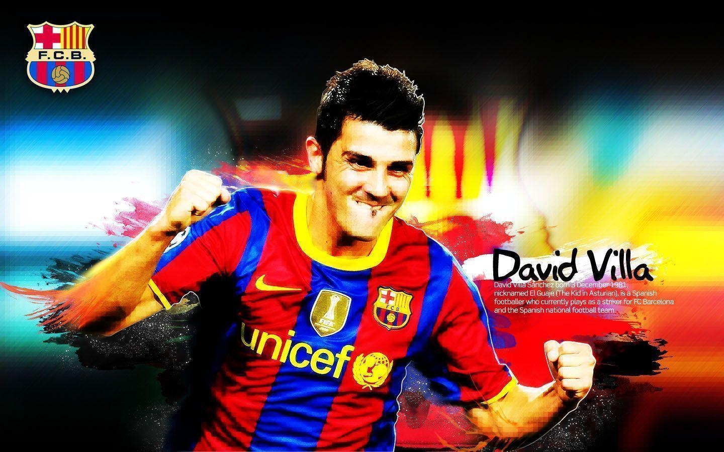 1440x900 David Villa Wallpaper 2013 18407 HD Wallpaper in Football, Desktop